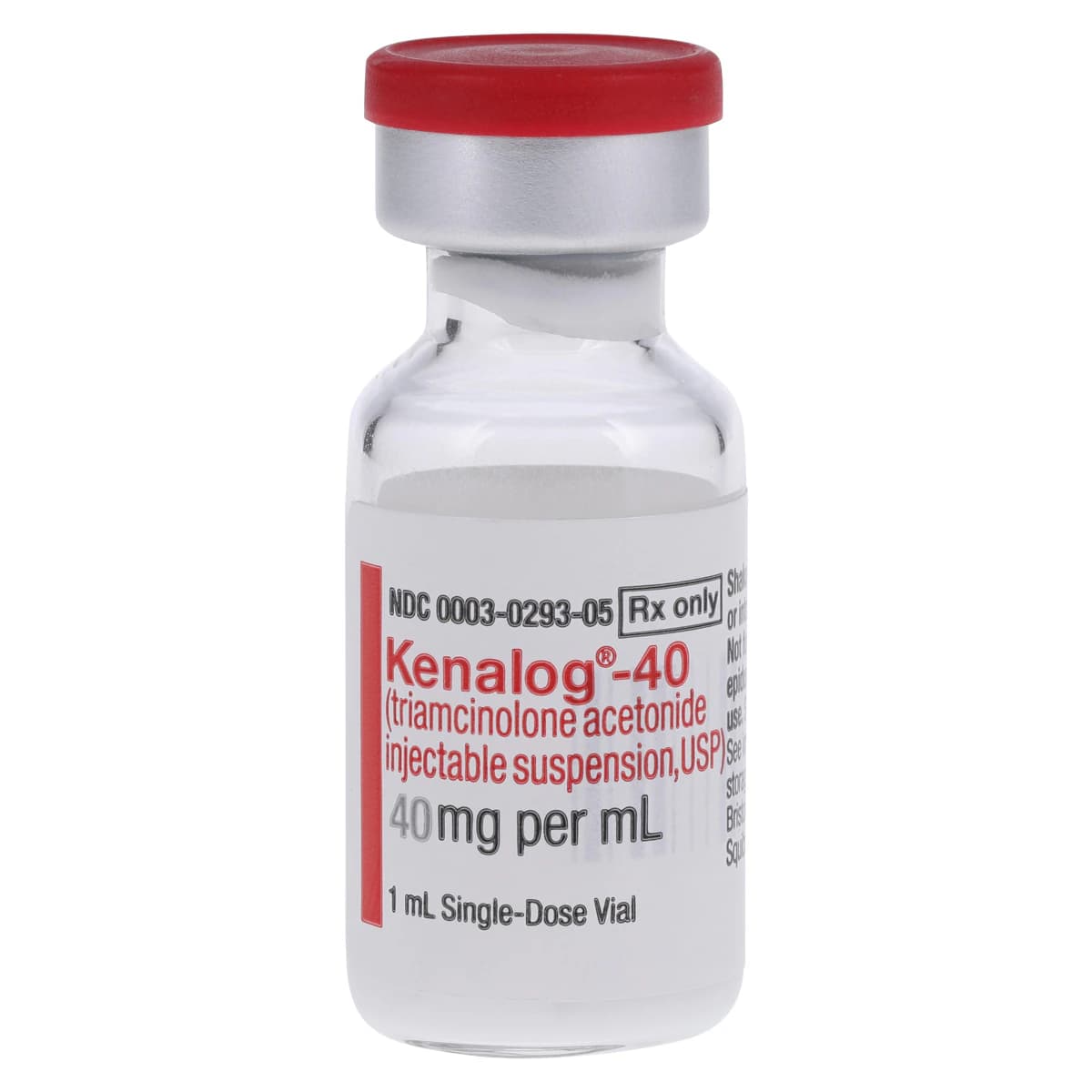 Kenalog-40 Injection, 40mg/mL, Single Dose Vial (SDV), 1mL Each thumbnail 3