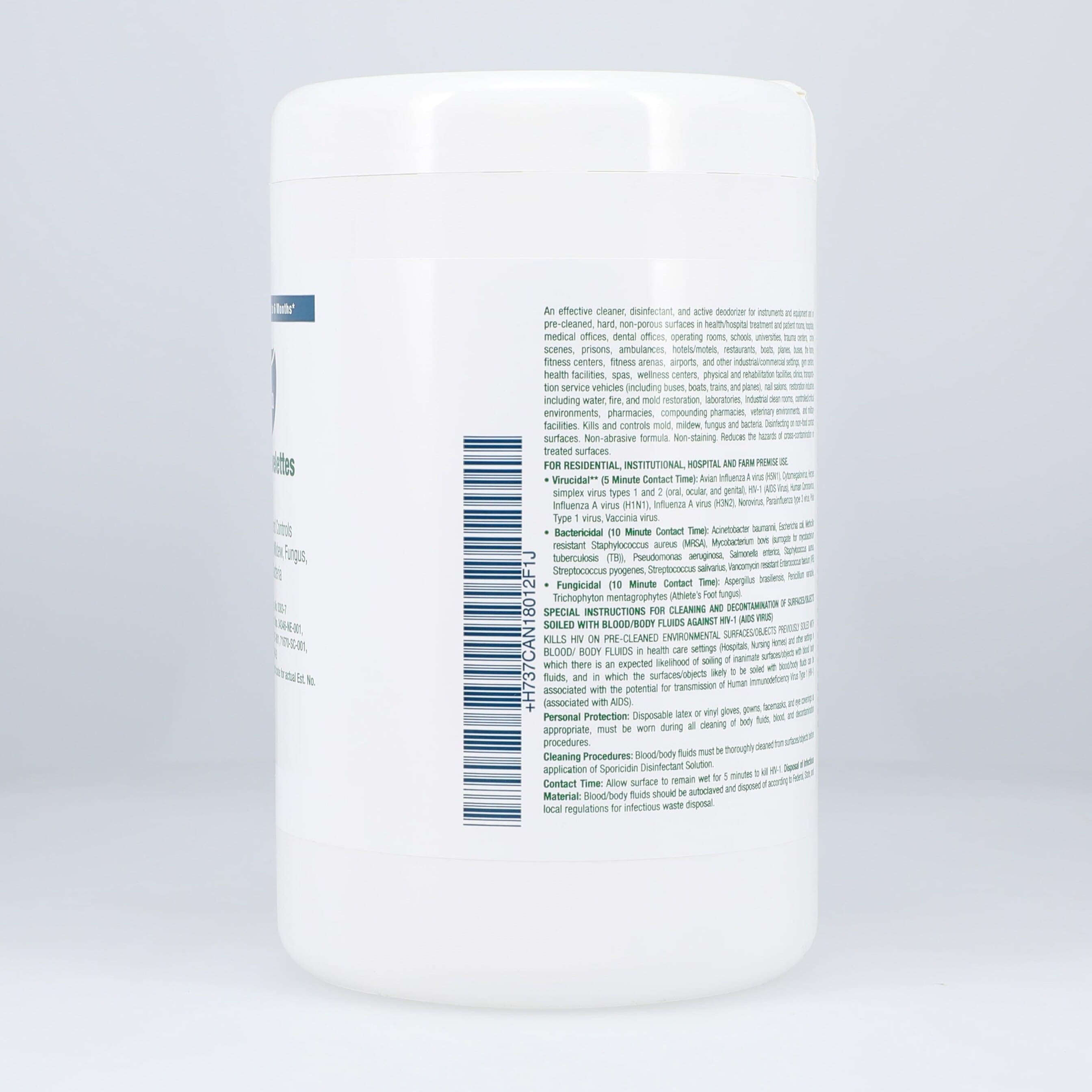 Sporicidin Disinfectant Towels, 5 in x 8 in, 180/Can thumbnail 2