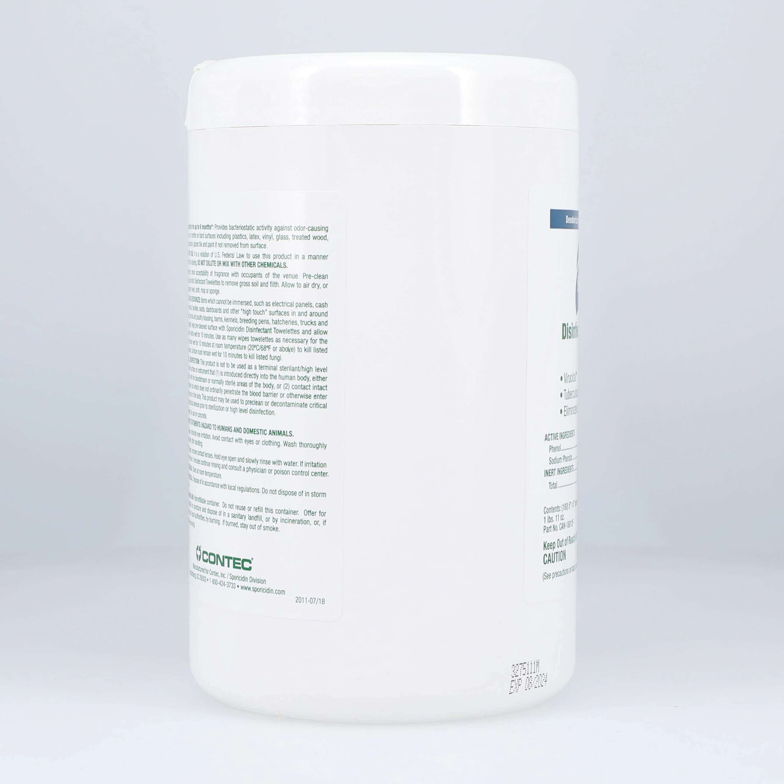 Sporicidin Disinfectant Towels, 5 in x 8 in, 180/Can thumbnail 4