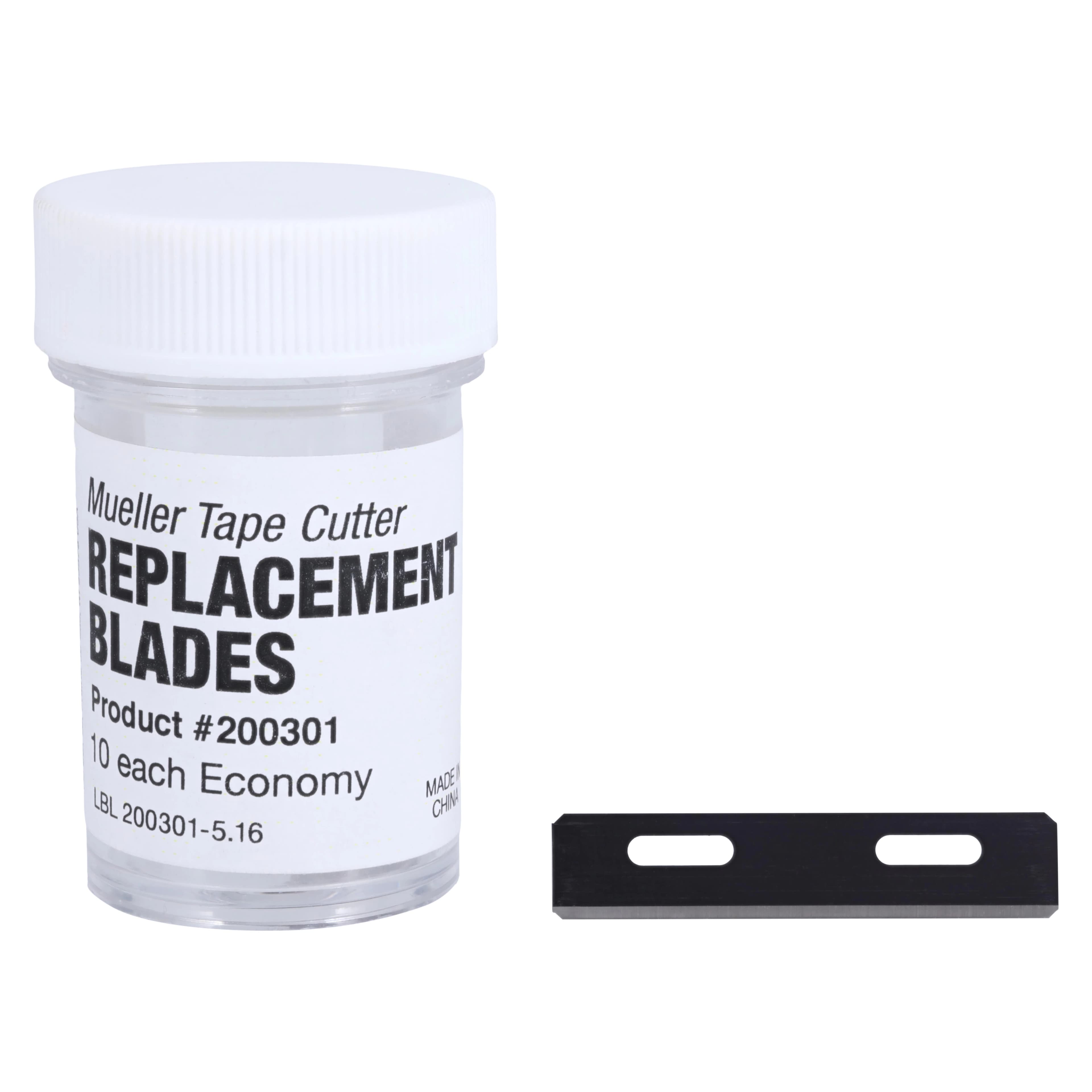 Mueller Sports Medicine Tape Cutter Replacement Blade, Standard, Disposable, 10/Pack - Tape Cutter Replmnt Blade - Image 1