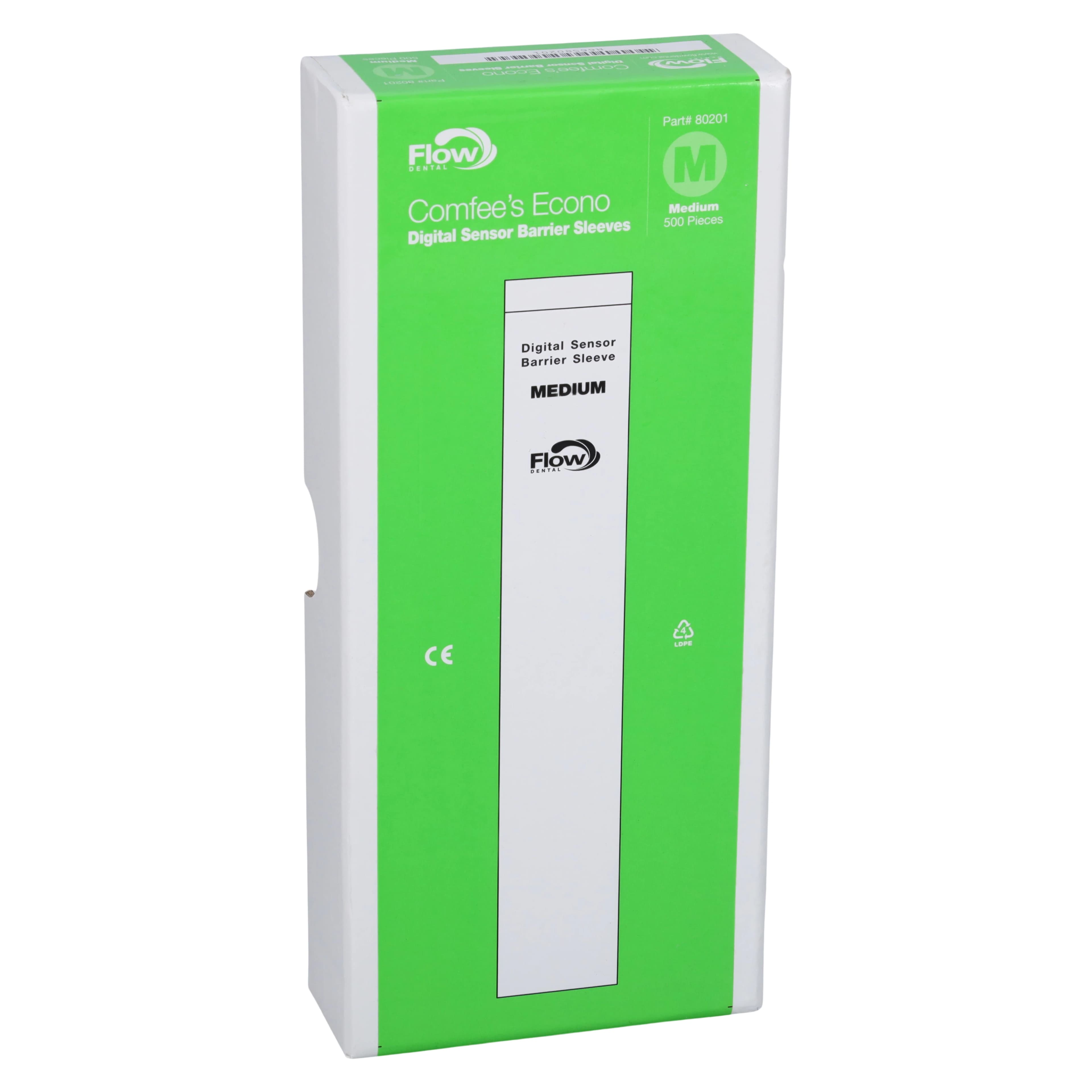 Comfee's Econo Sensor Sleeves/Covers, #0/#1, Medium, Clear, 500/Box, 80201 - Comfee's Sensor Sleeves / Covers, # 0/# 1, Medium, 500/Box, 80201 - Image 1
