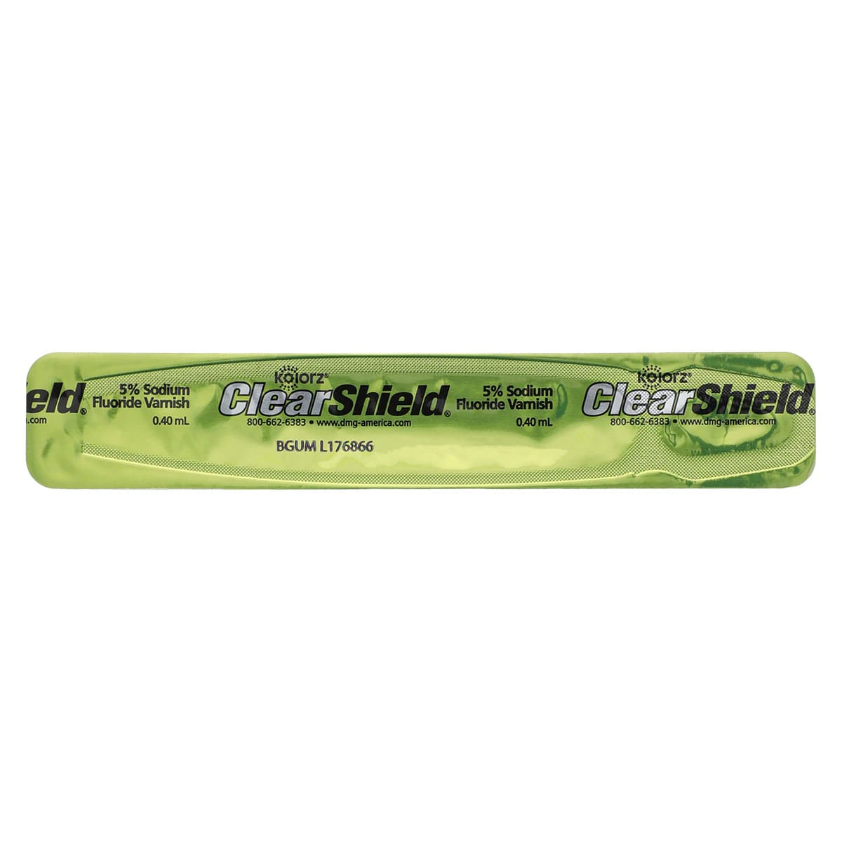 Kolorz ClearShield Fluoride Varnish, 5% NaF, Bubblegum, 0.4 mL Unit Dose, 35/Pk, 799503 thumbnail 2