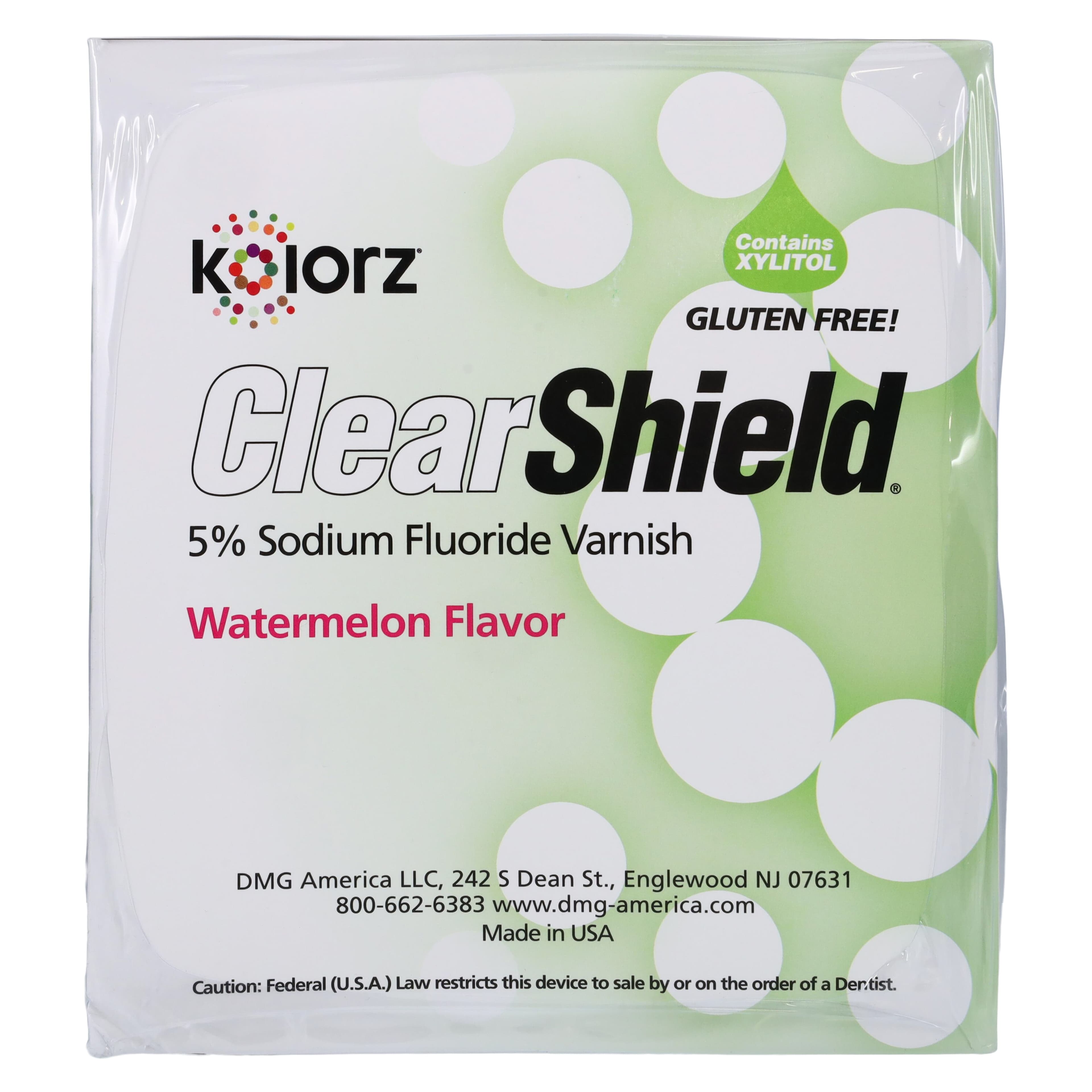 Kolorz ClearShield 5% Sodium Fluoride Varnish, Watermelon, 0.4 mL Unit Dose, 200/Pk, 799502 thumbnail 3