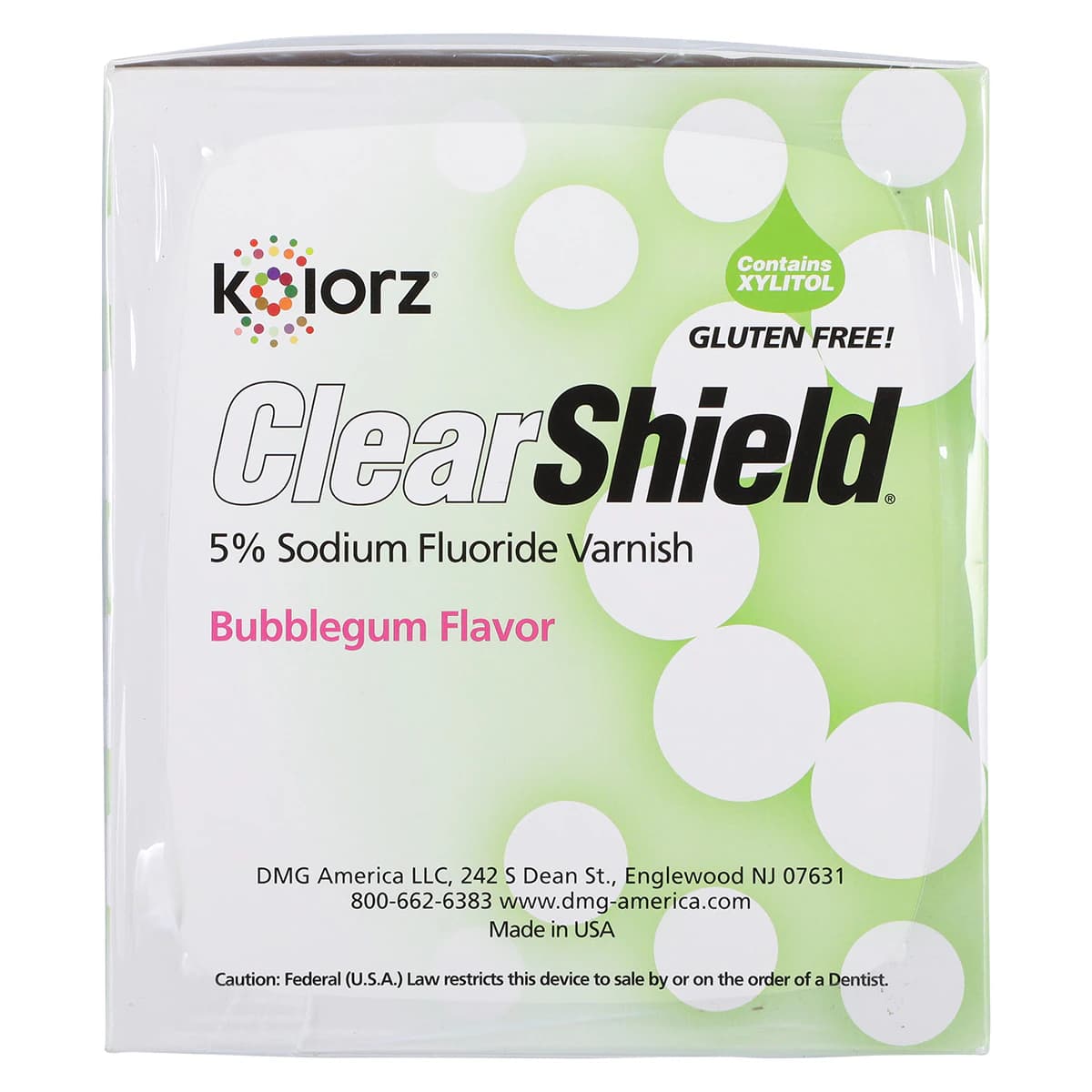 Kolorz ClearShield Fluoride Varnish, 5% NaF, Bubblegum, 0.4 mL Unit Dose, 200/Pk, 799504 thumbnail 3