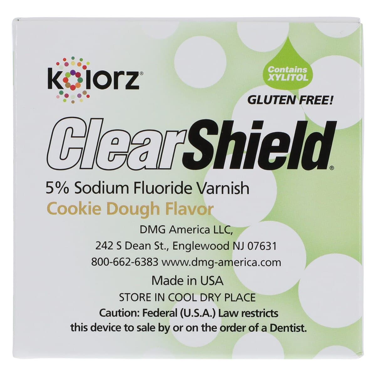 Kolorz ClearShield 5% Sodium Fluoride Varnish, Cookie Dough Flavor, 0.4 mL Unit Dose, 35/Box, #799512 thumbnail 3