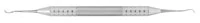 A. Titan 440A Stainless Steel 204SD Double-Ended Scaler, Contra Angle, #6 Life Steel Handle, 1/Pk - A. Titan 440A Stainless Steel 204SD Scaler, Contra Angle, 1/Pk - Image 1