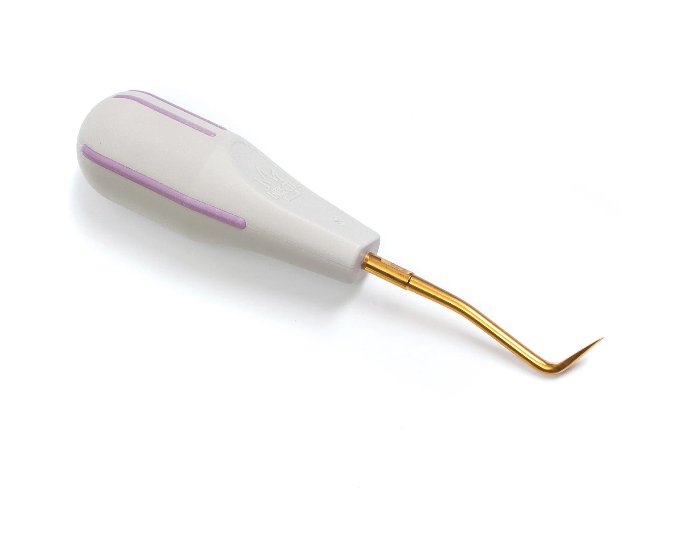 Directa Luxator Titanium Periotome, 3mm Angled Blade, Lilac, with Fixus 1 Case, L3A - #L3ATIN Lilac Luxator 3mm Angled Blade Titanium Periotome with Fixus 1 - Image 1