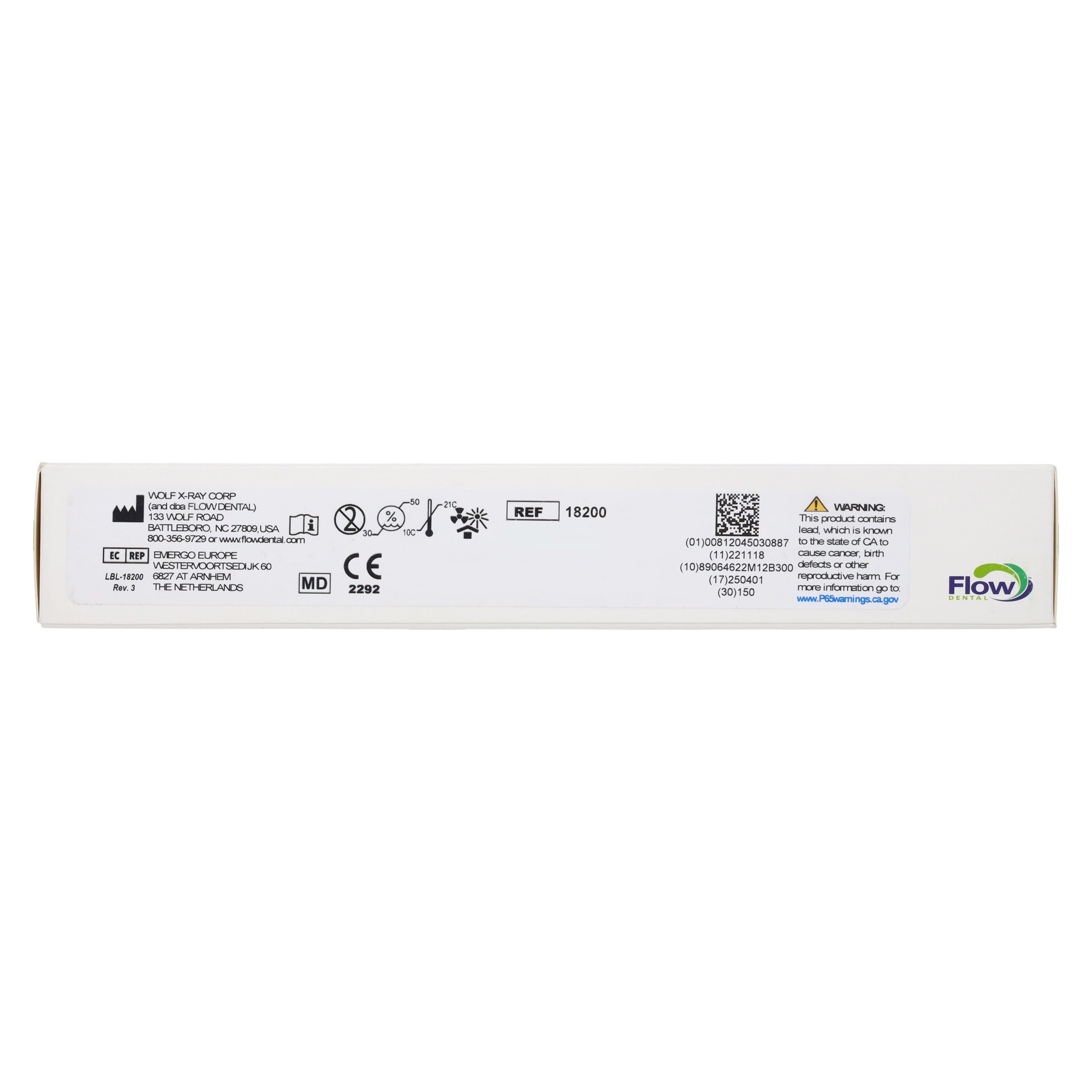Flow Intraoral X-Ray Film DV-58, D-Speed, Adult Size 2, 150/Box thumbnail 4