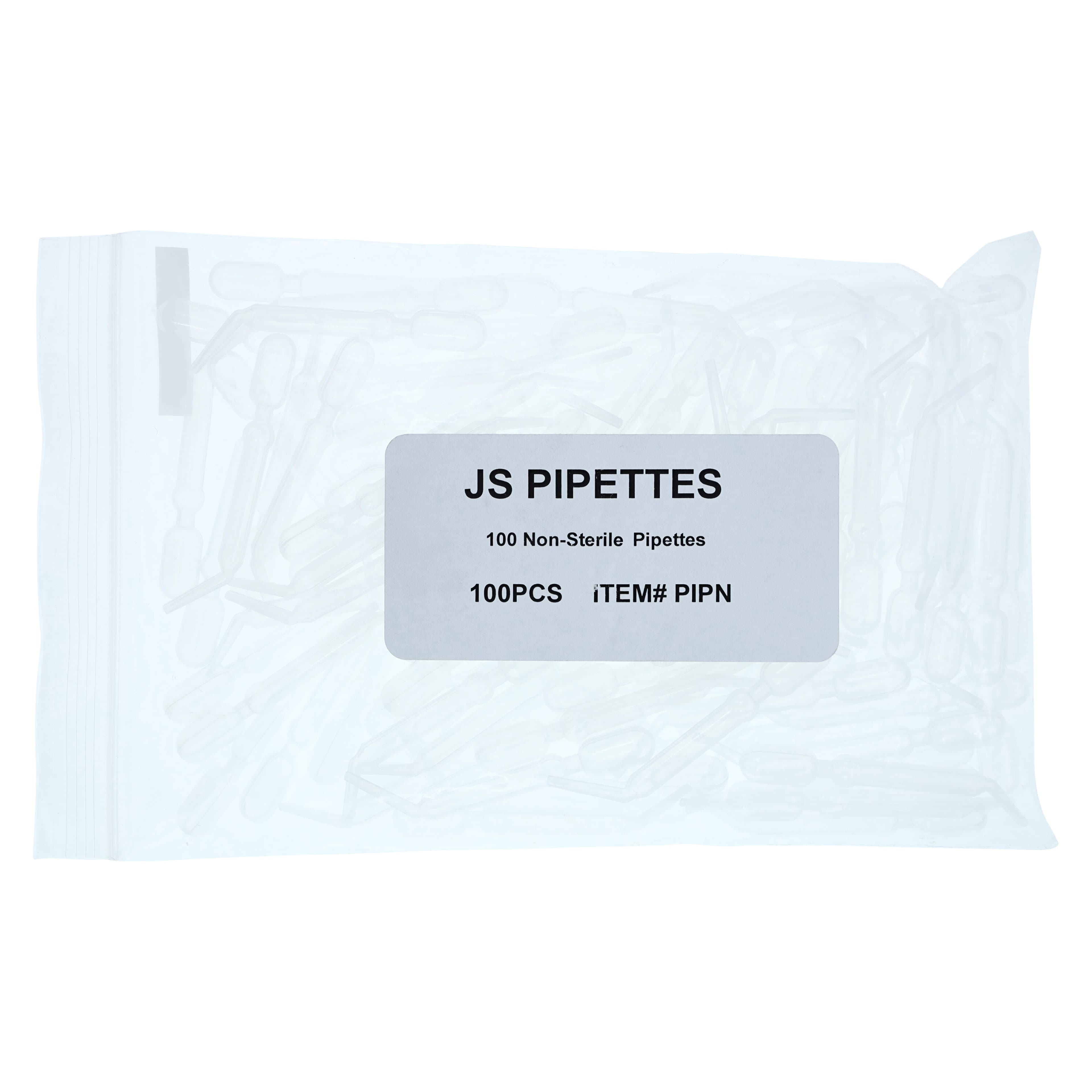 JS Dental Pipettes, Clear, Non-Sterile, Disposable, 1.5 cc, 2.5", 100/Pkg, PIPN thumbnail 4