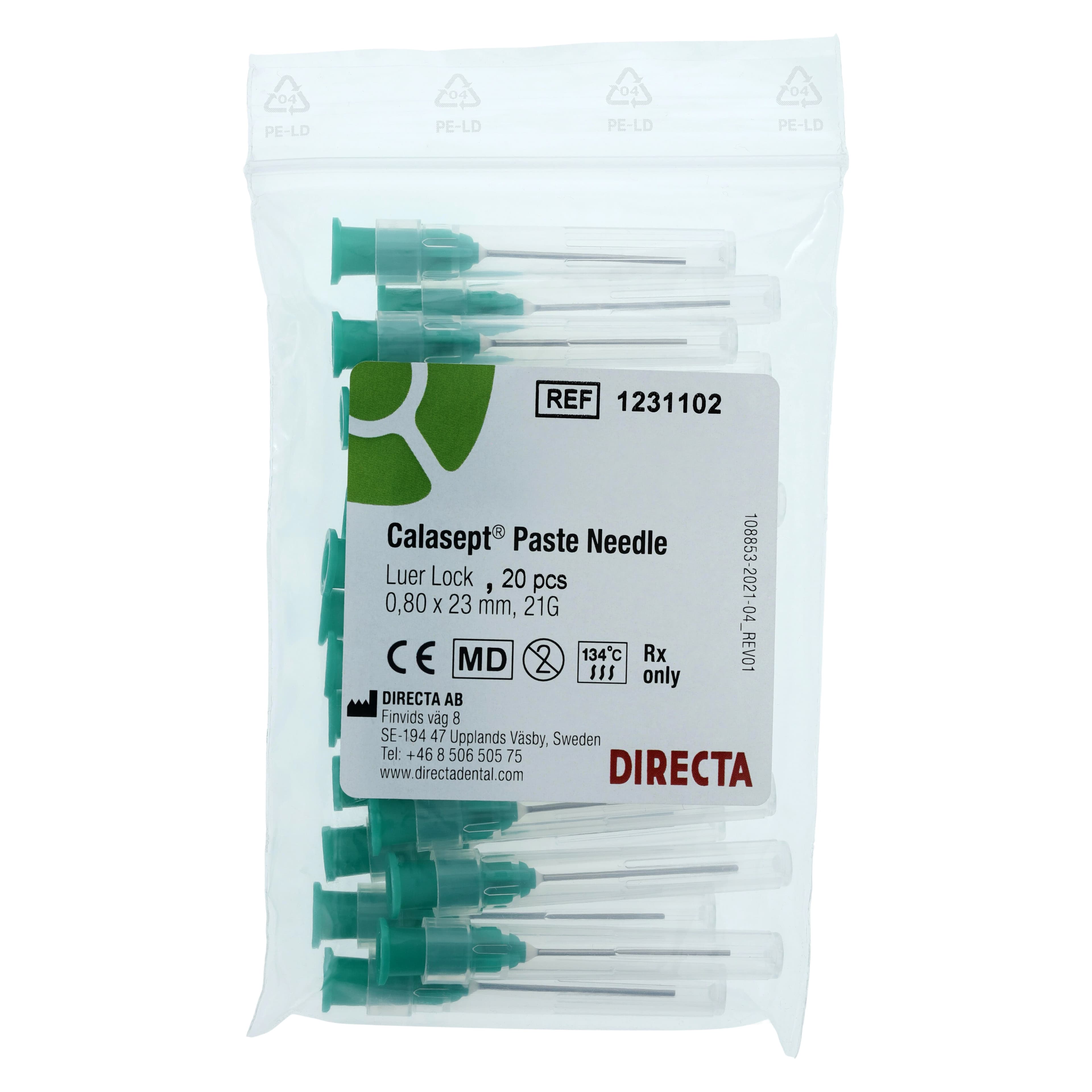 Directa Dental Calasept Calcium Hydroxide Large Kit 4U, 4 x 1.5 mL Syringes + 20 Paste Needles, 1230100 thumbnail 7