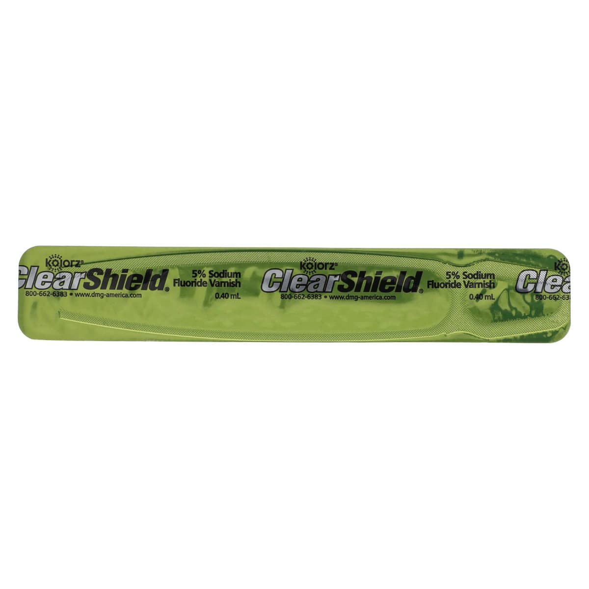 Kolorz ClearShield Fluoride Varnish, 5% NaF, Watermelon, 0.4 mL Unit Dose, 35/Pk, 799501 thumbnail 2