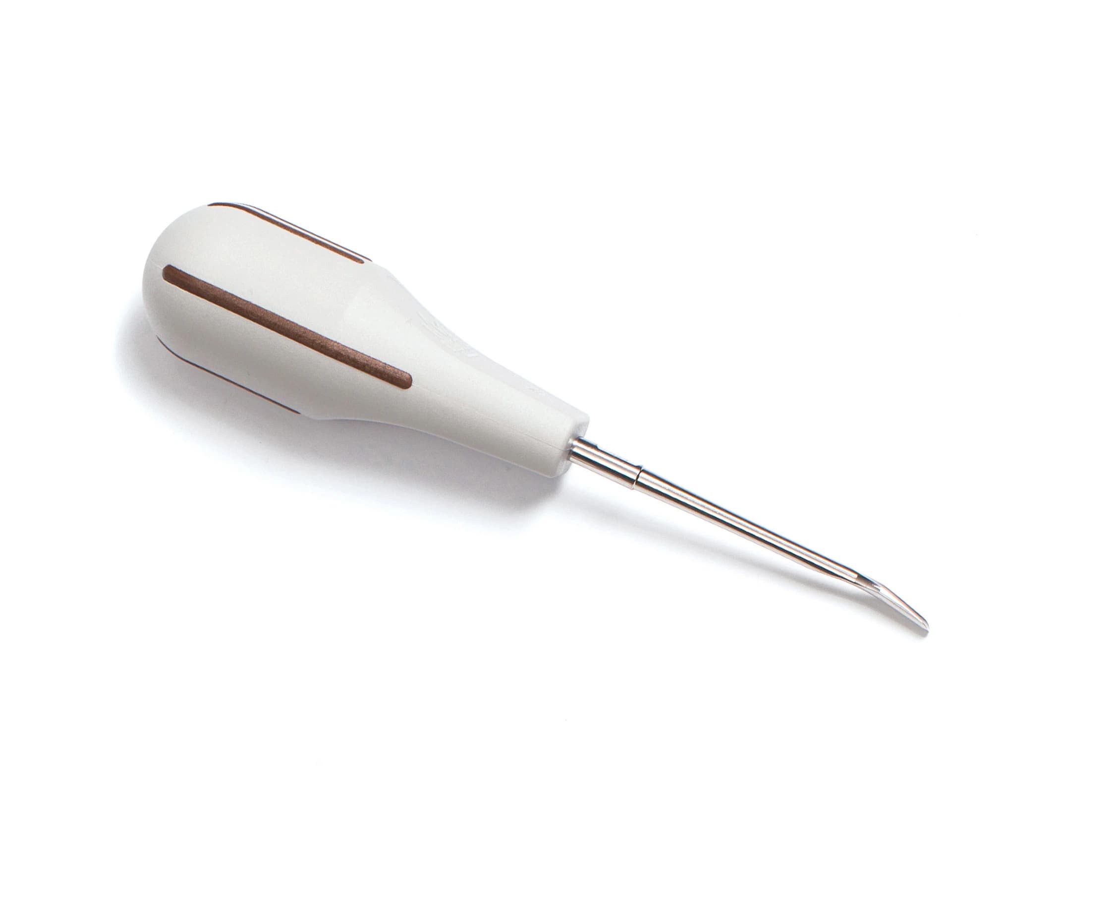 Directa Luxator Periotome L5C, 5mm Curved Blade, Brown, Single Instrument, 506343 - Luxator 5C 5mm Curved - Image 1