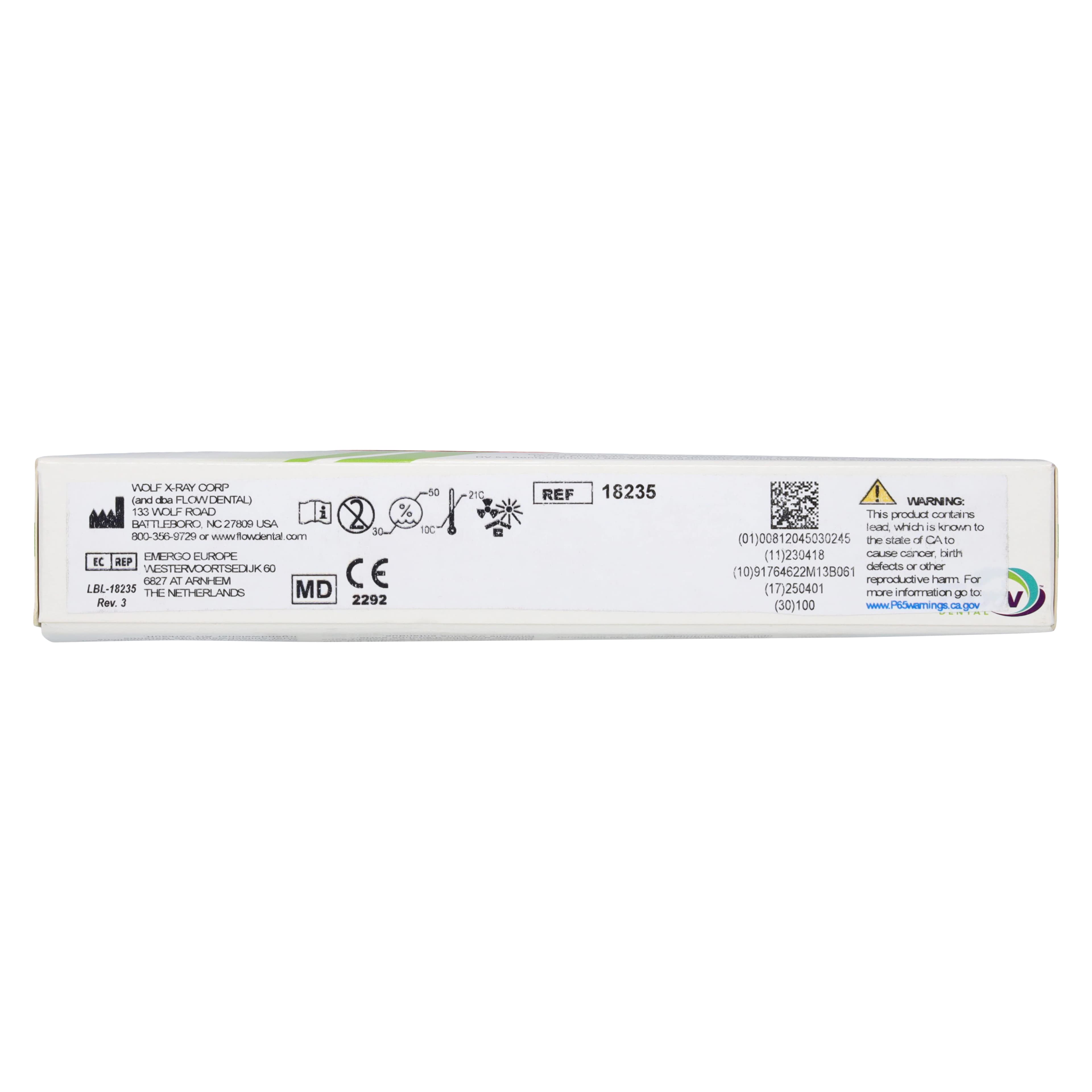 Flow Silver D DV-54 Intraoral Dental X-Ray Film, Size 0 (Child), D-Speed, Pedo Pack, 100/Pk, 18235 thumbnail 4