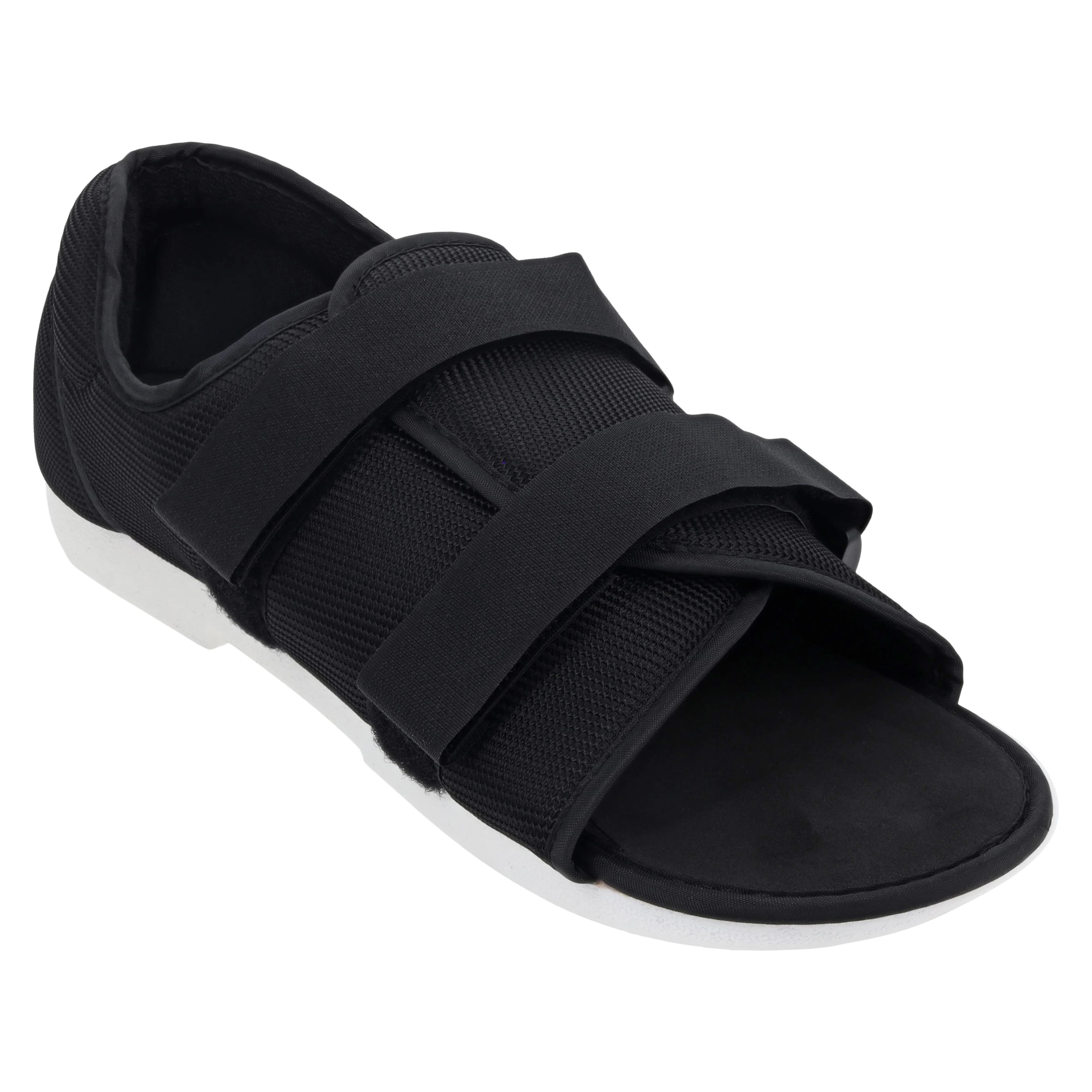 Procare Medical/Surgical Shoe, Adult Foam Mesh Upper, Black, Medium (Men's 9-11) - Surg Shoe Male - Image 1