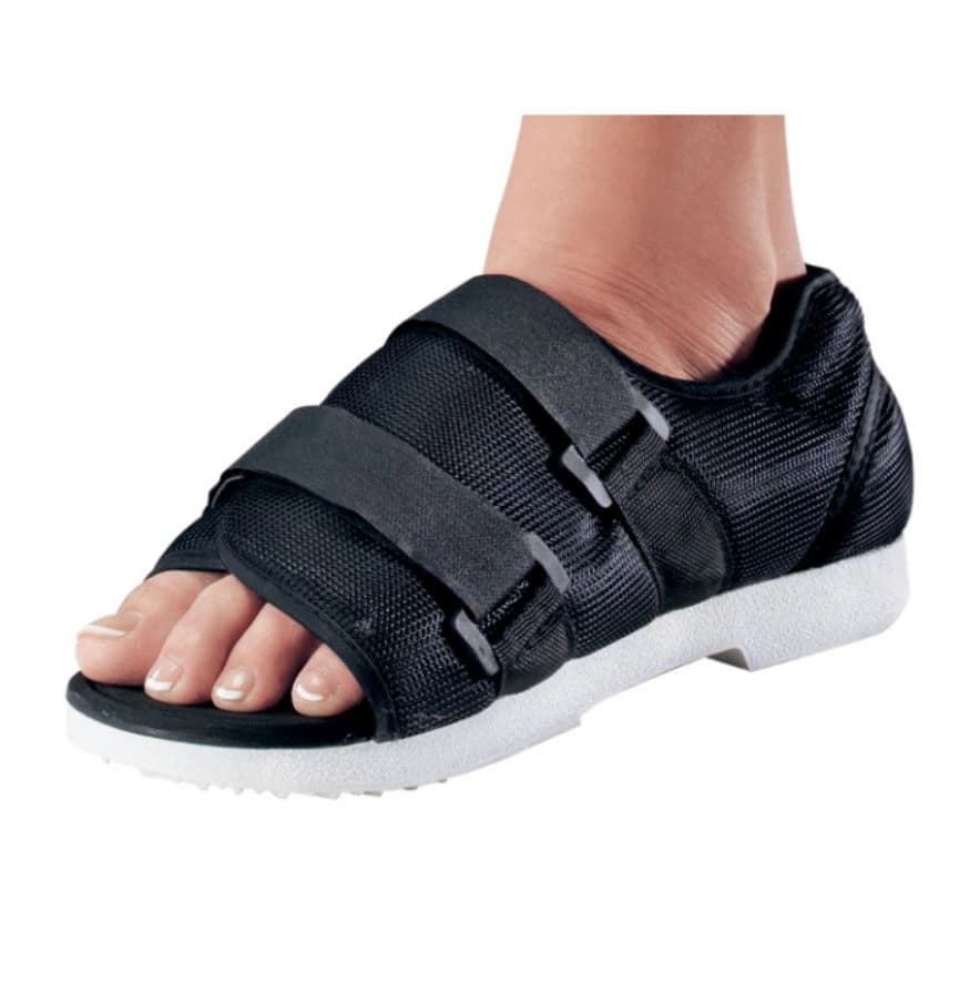 Procare Medical/Surgical Shoe, Adult Foam Mesh Upper, Black, Medium (Men's 9-11) thumbnail 2