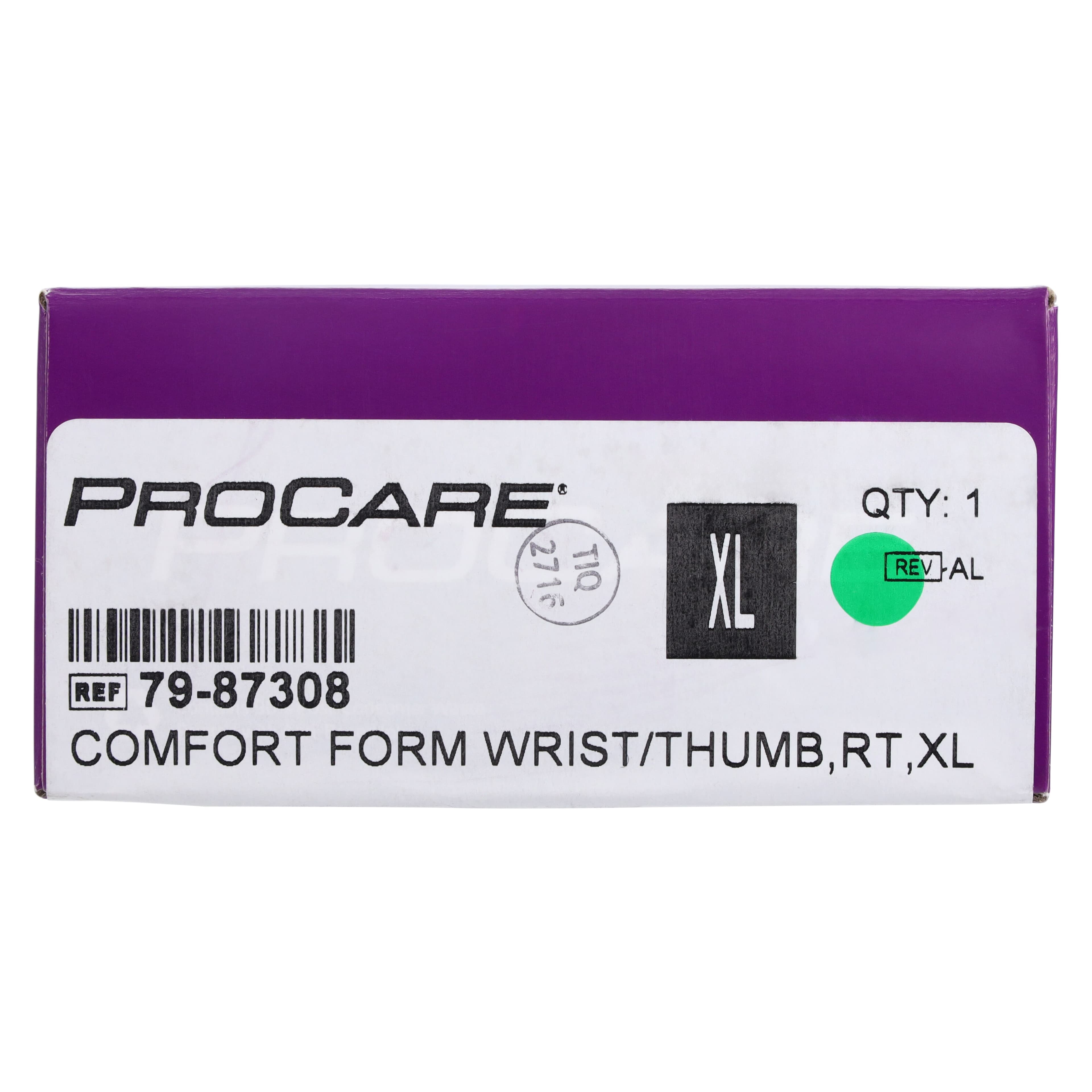 ComfortFORM Wrist/Thumb Brace, Foam Laminate, Adult, X-Large (8.5+ in), Right thumbnail 6
