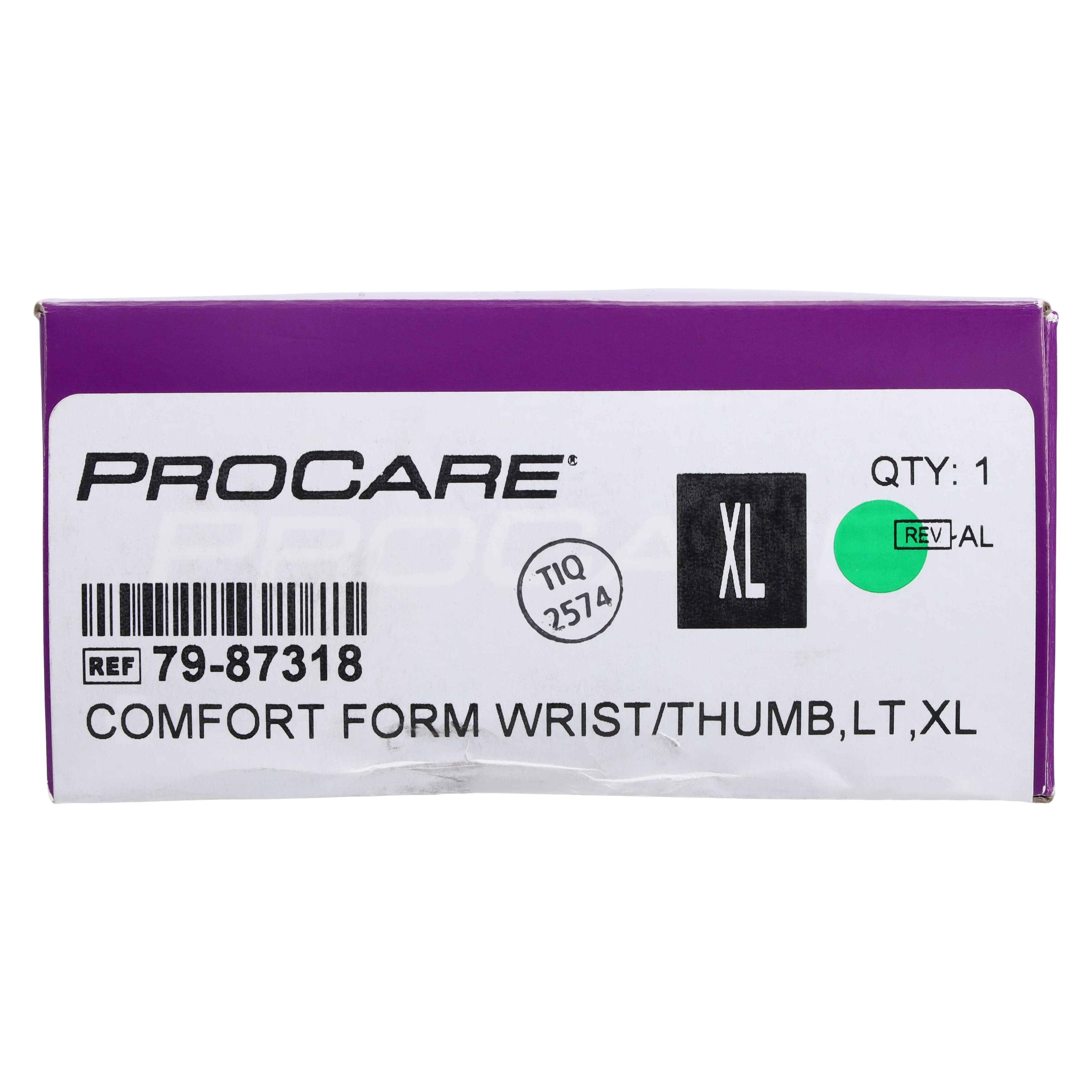 ComfortFORM Wrist/Thumb Brace, Foam Laminate, Adult, X-Large (8.5"+), Left thumbnail 6