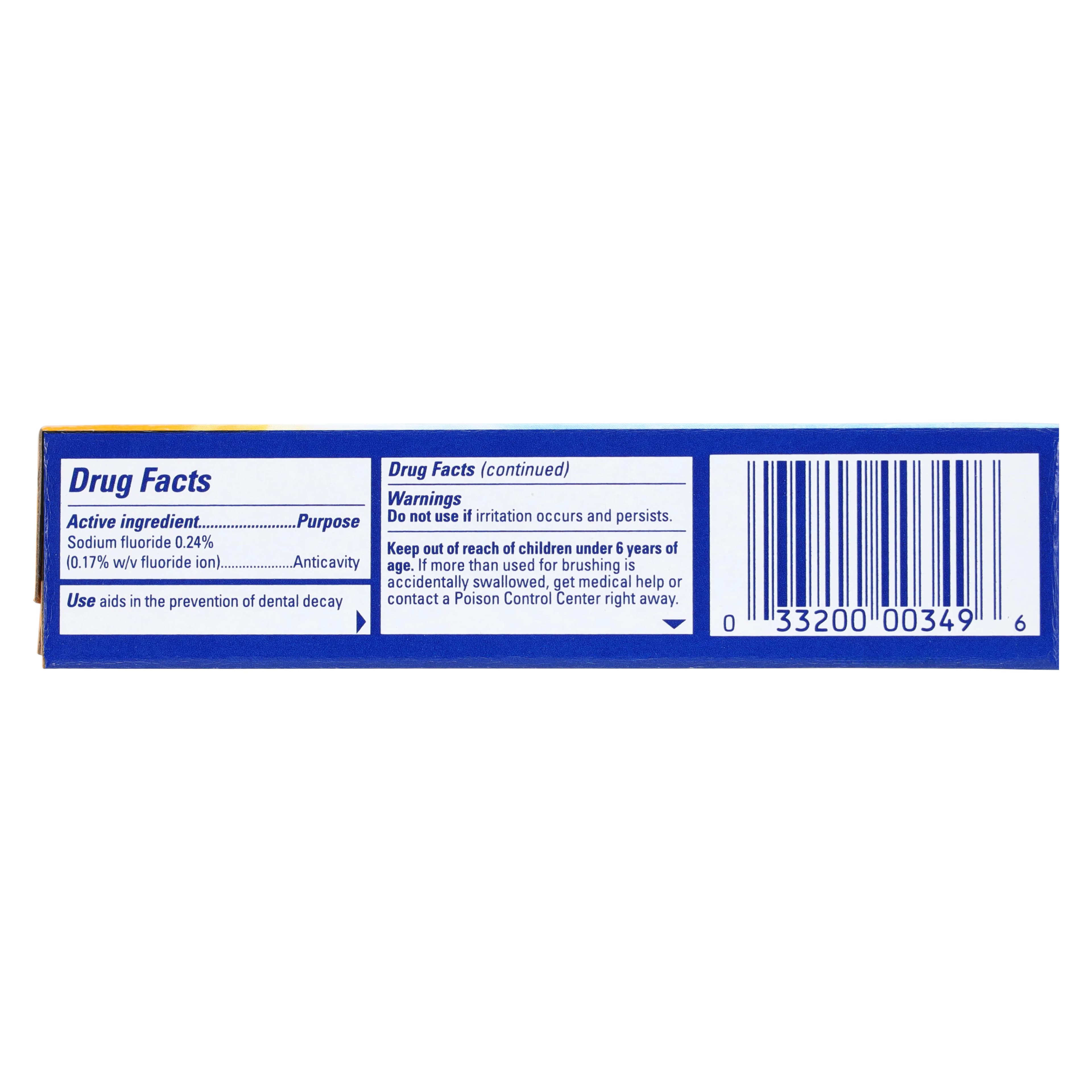 Arm & Hammer plus TheraBreath Whitening Toothpaste, 6+ Years, Icy Mint, Fluoride, 0.9 oz, 72/Case thumbnail 6