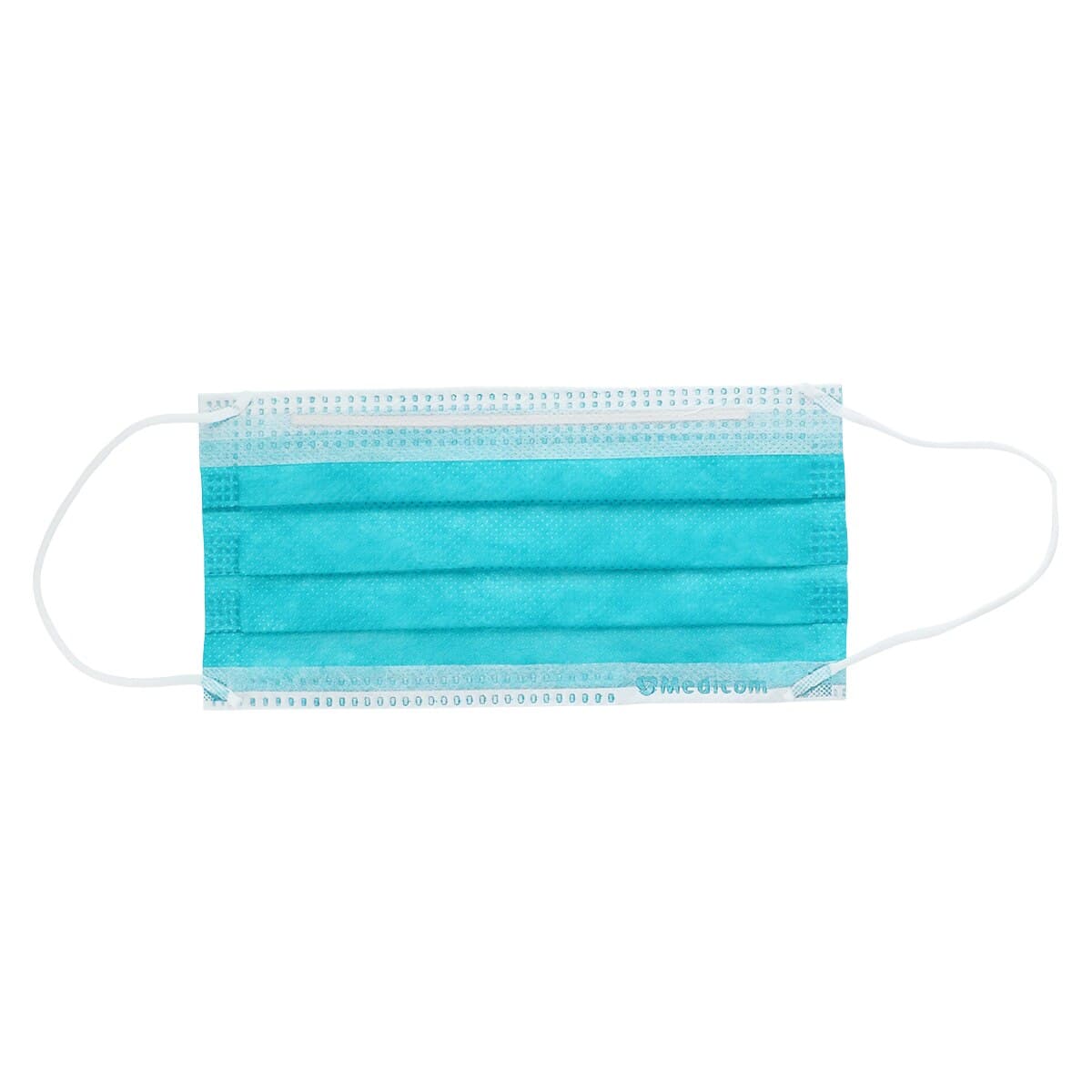 SafeMask Premier Elite Procedure Earloop Face Mask, ASTM Level 3, Teal, One Size Fits Most, 50/Box, 2043 thumbnail 4