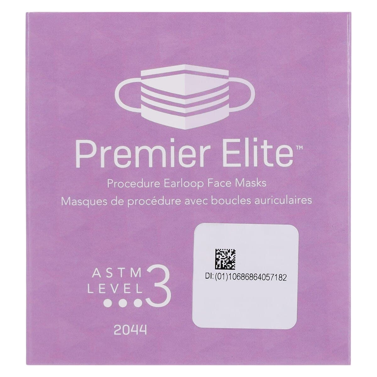 SafeMask Premier Elite Procedure Face Mask, ASTM Level 3, Earloop, Lavender, 50/Box, 2044 thumbnail 8