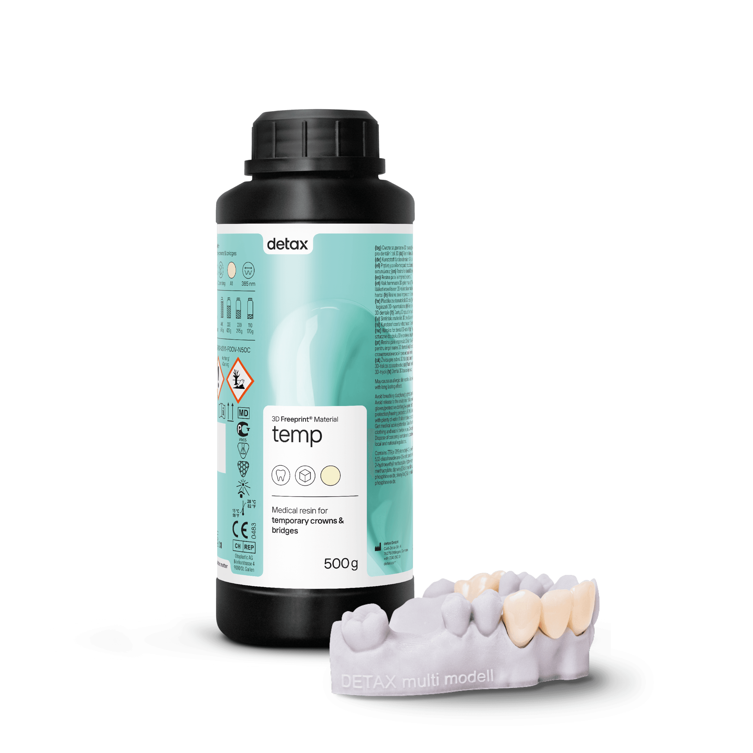 FREEPRINT® Temp 385 A1 500g, 3D Printer Resin, 01KEZKNSN749FCYZVE05DC5JAX - FREEPRINT® Temp 385 A1 500g - Image 1