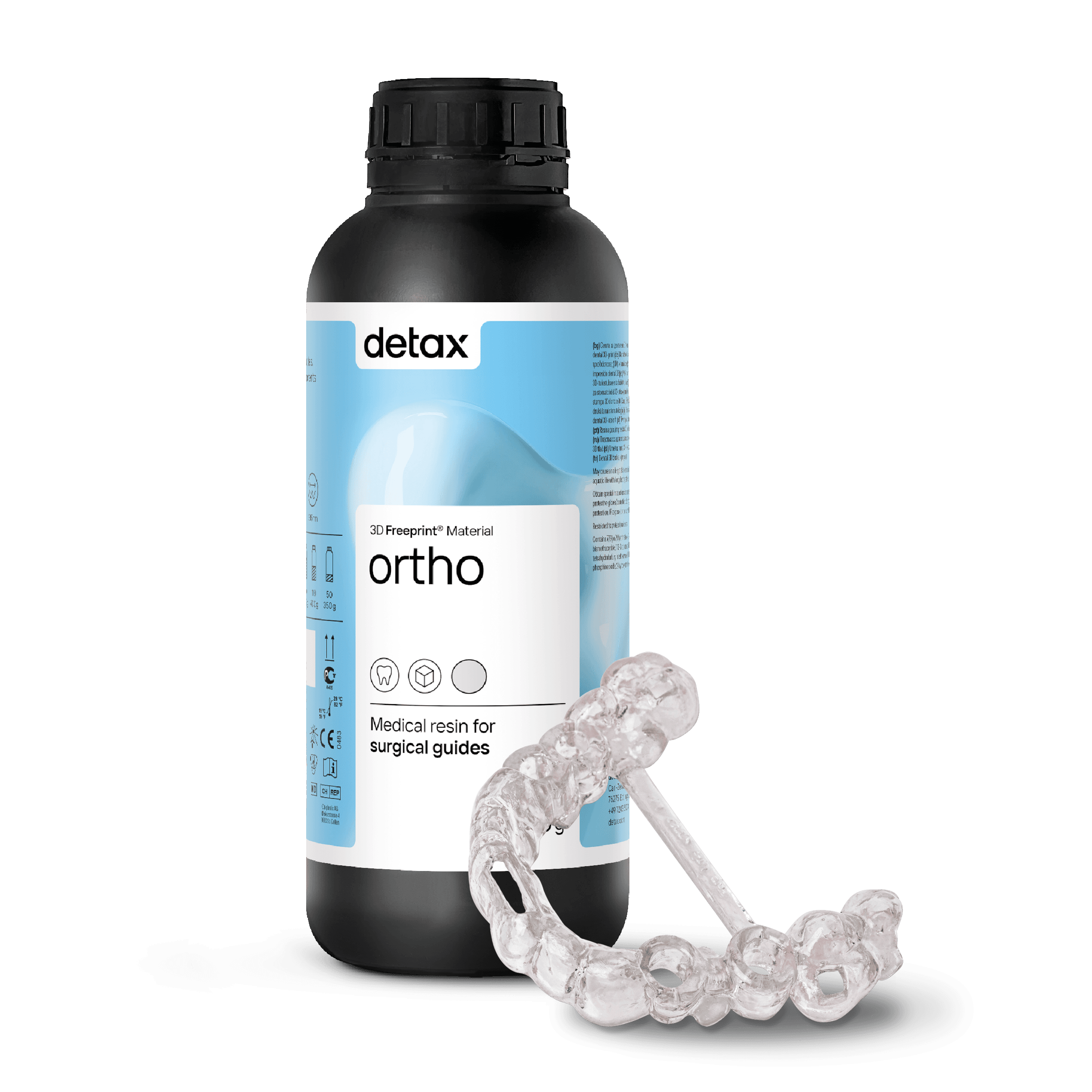 FREEPRINT® Ortho 385 3D Print Resin, 1000g/Bottle - FREEPRINT® Ortho 385 1000g - Image 1