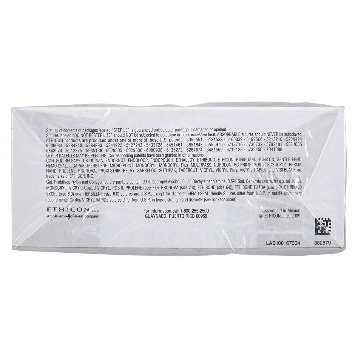 Ethicon Perma-Hand Silk Braided Non-Absorbable Suture, 6-0, 18 in, Black, G-1 Reverse Cutting Needle 3/8 Circle 11mm, 12/Box thumbnail 4