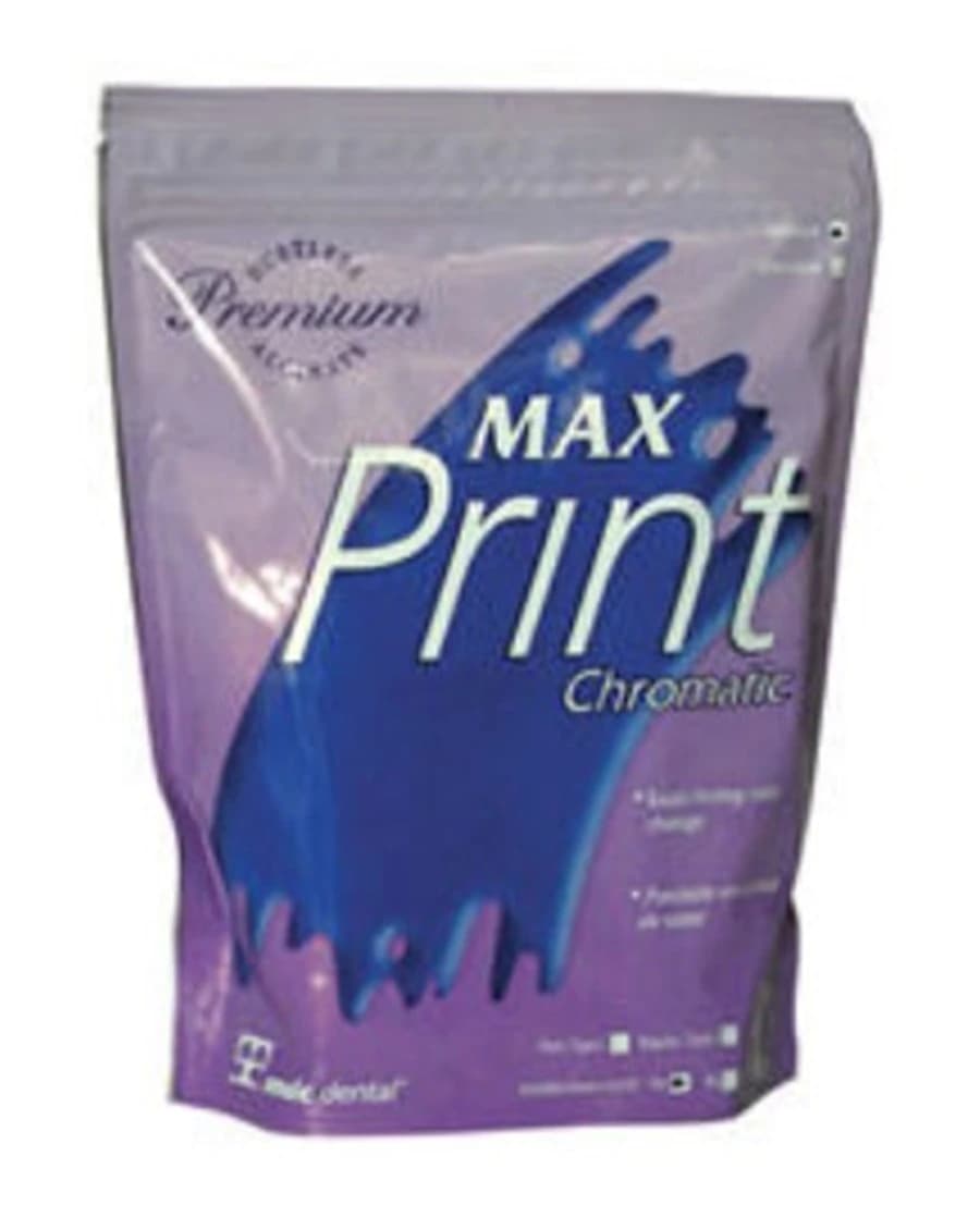 Max Print Chromatic Alginate, Fast Set, 500g Refill Package, 10/Case - Max Print Chromatic Alginate - Image 1