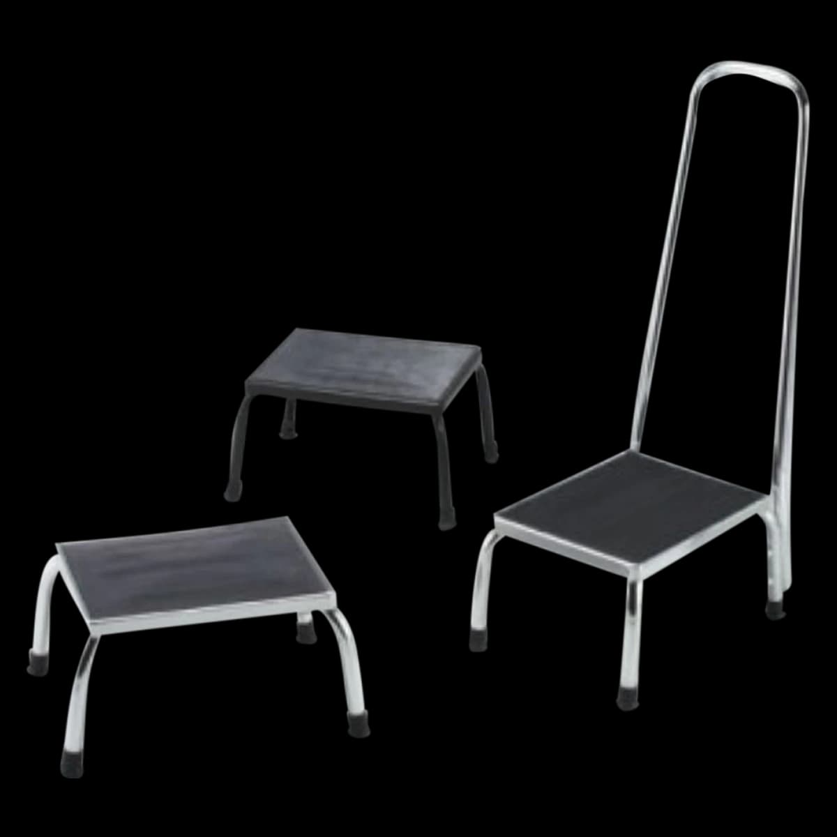 Dukal Step Footstool with Handrails - Footstool w/Handrails - Image 1
