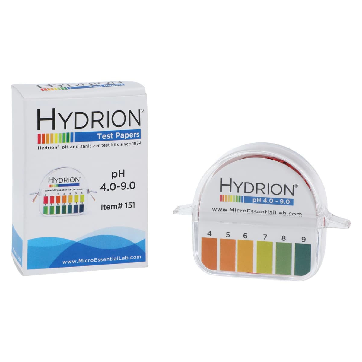 Hydrion Double Roll pH Test Paper, Range 4-9, with Color Chart, RL thumbnail 2