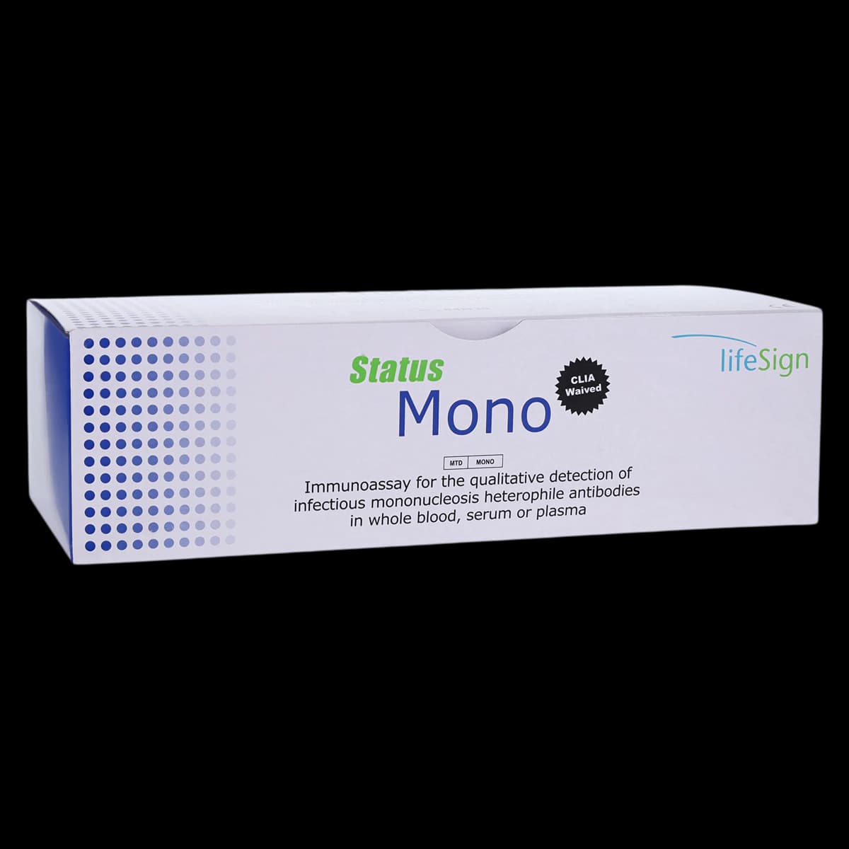 Status Mono (Moderate) Test Kit, CLIA Waived, Whole Blood/Serum, 30 Tests per Kit - Status Mono (Moderate) - Image 1