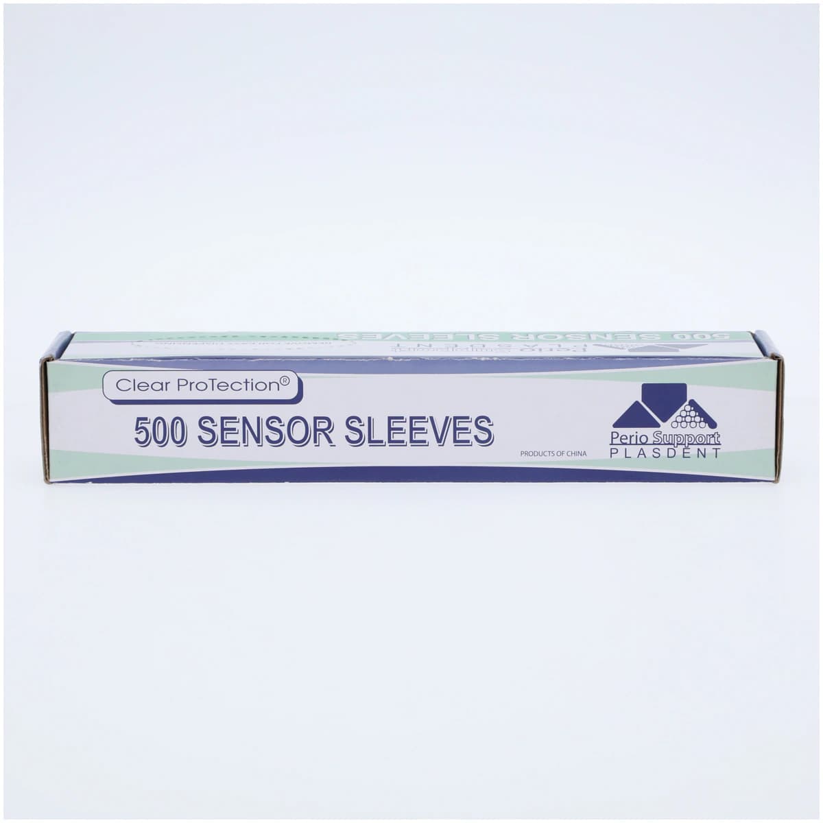 Plasdent Digital X-Ray Sensor Sleeves for Schick Size 2, Clear Plastic, 9.5" Long, No Paper Backing, 500/Box, PS-SCHICK-2 thumbnail 2