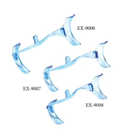 Plasdent EXTND Intraoral Cheek Retractor, Double Ended, Clear, Autoclavable, Large, 2/Pk, EX-9006 - Clear Autoclavable Cheek Retractor 2/Box - Image 1