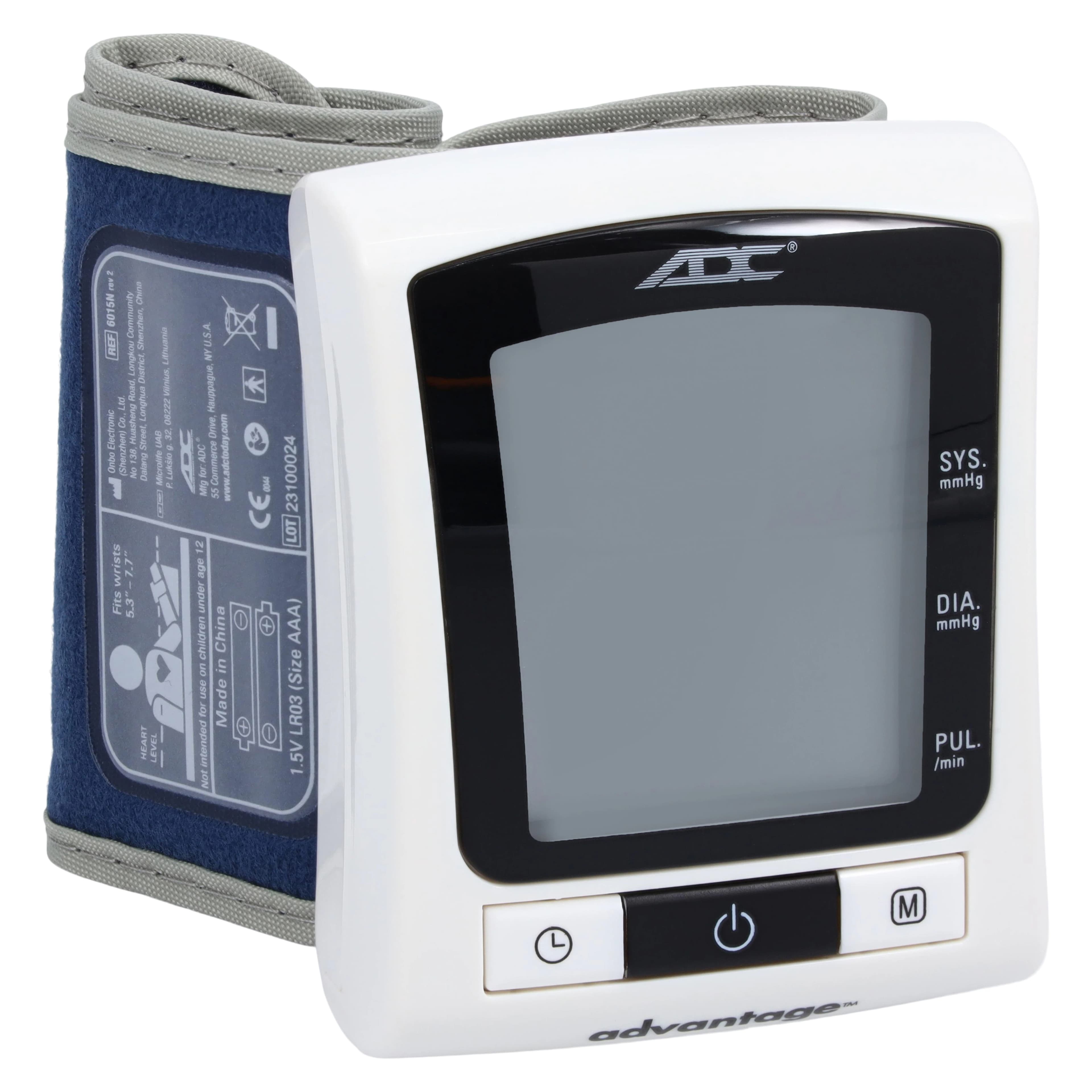 Advantage 6015N Digital Wrist Blood Pressure Monitor, Navy Blue, Latex-Free Cuff, 6015N thumbnail 3