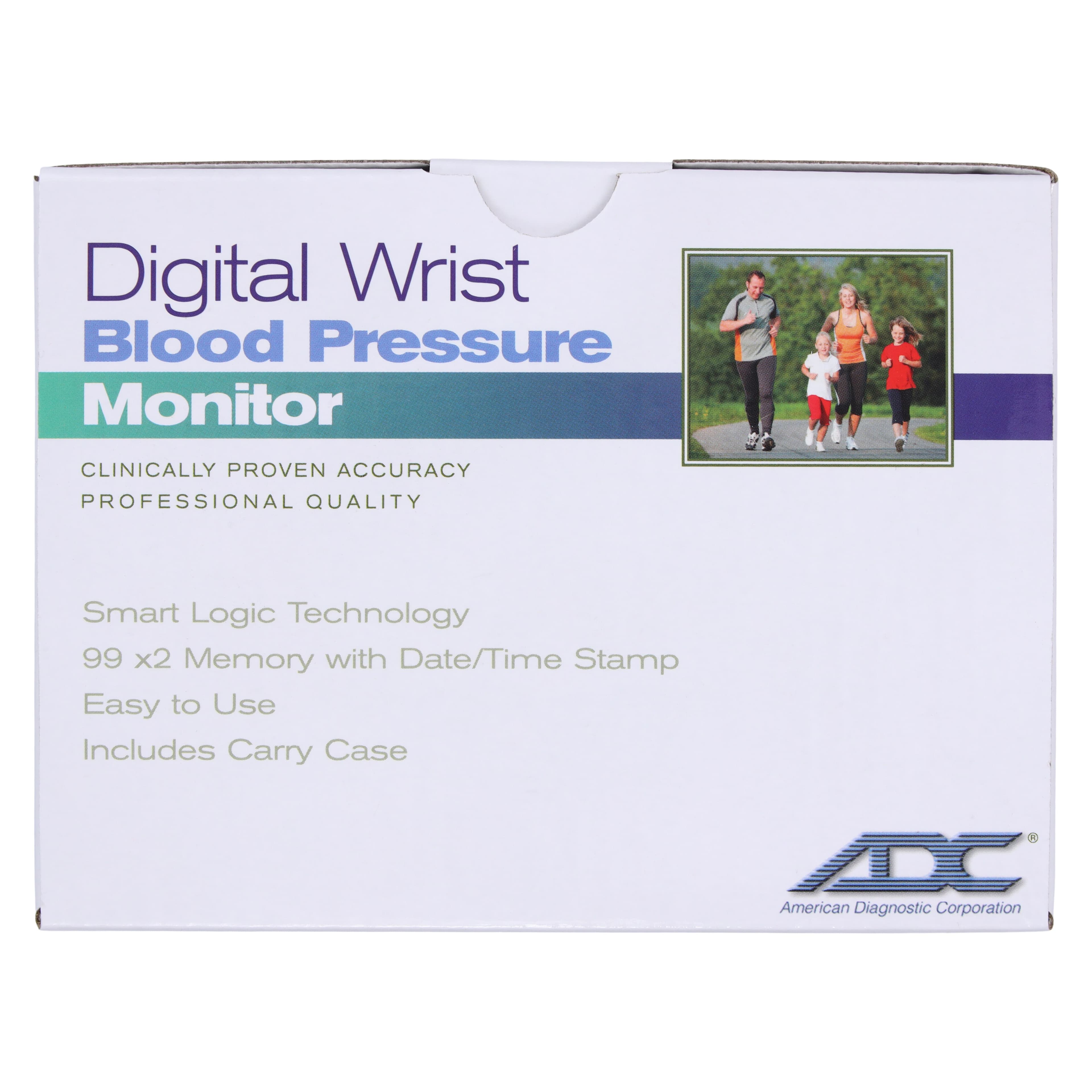 Advantage 6015N Digital Wrist Blood Pressure Monitor, Navy Blue, Latex-Free Cuff, 6015N thumbnail 10