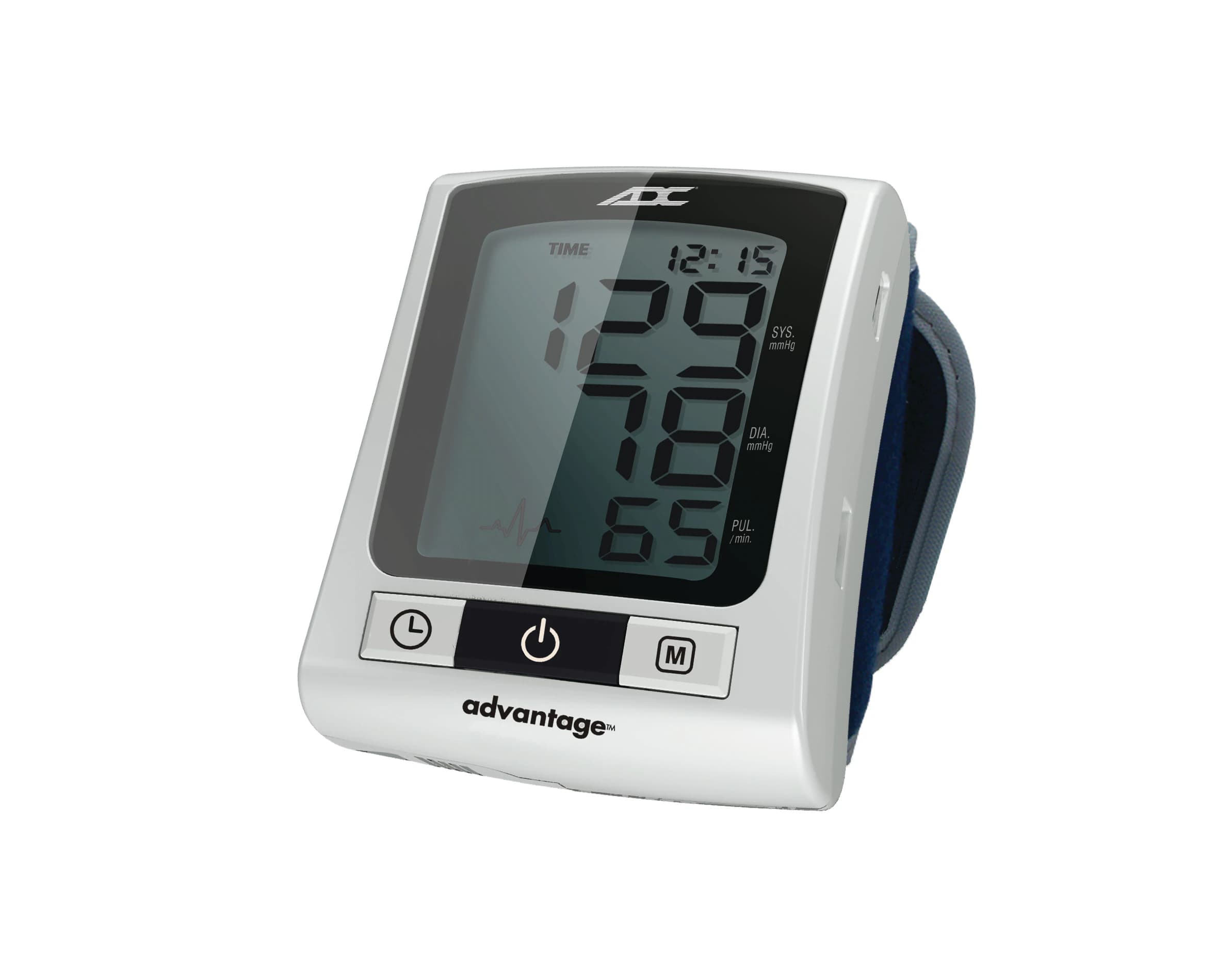 Advantage 6015N Digital Wrist Blood Pressure Monitor, Navy Blue, Latex-Free Cuff, 6015N thumbnail 2