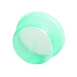 Uni-Flex Test Tube Plug Cap, Plastic, Green, for 12-13mm Tubes, 1000/Pk - Cap Uniflex For 12/13mm - Image 1
