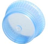 Uni-Flex Test Tube Plug Cap, Plastic, Blue, for 12-13mm Tubes, 1000/Package - Cap Uniflex For 12/13mm - Image 1