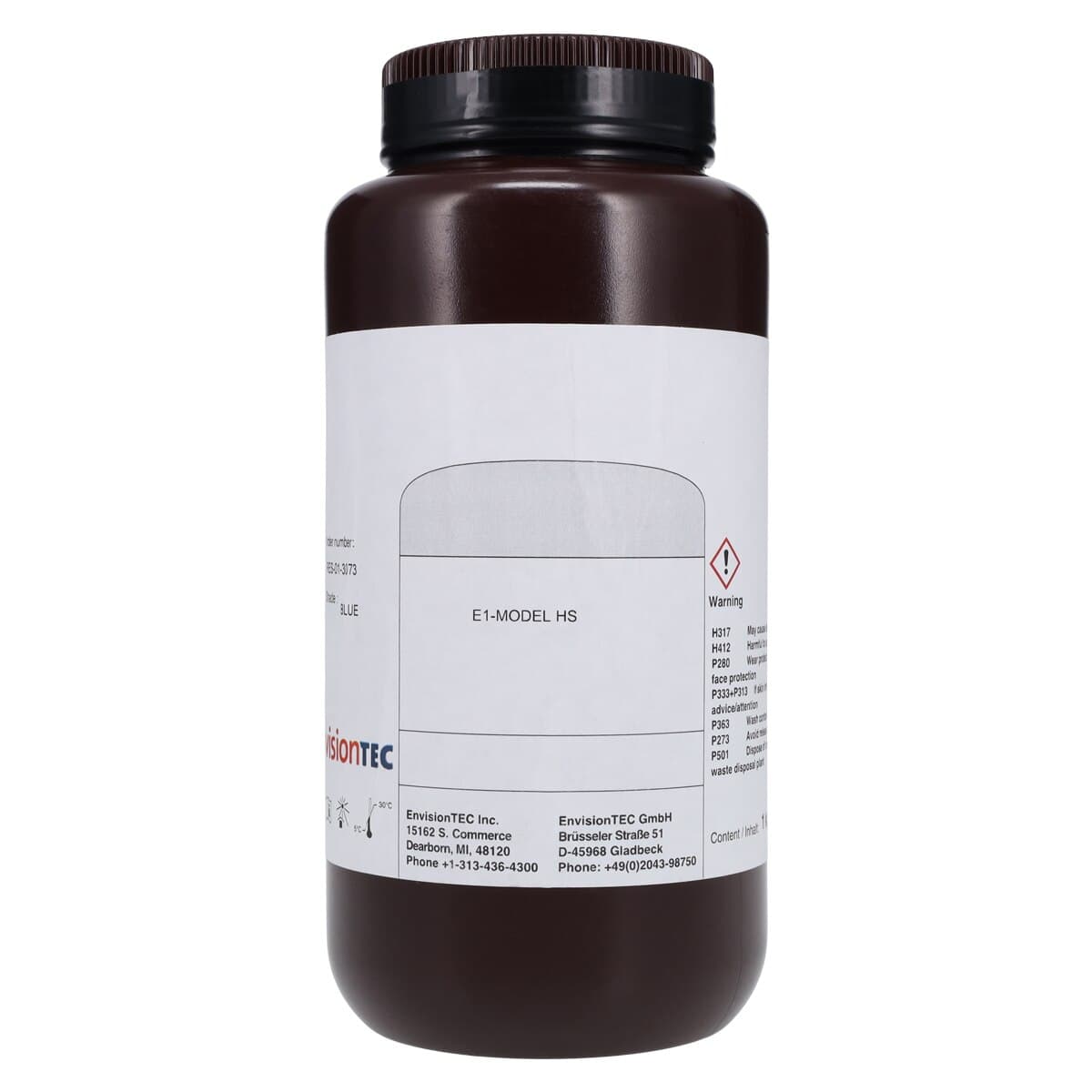 E-Model HS 3D Print Resin, Model Beige, 1 Kg Bottle thumbnail 2