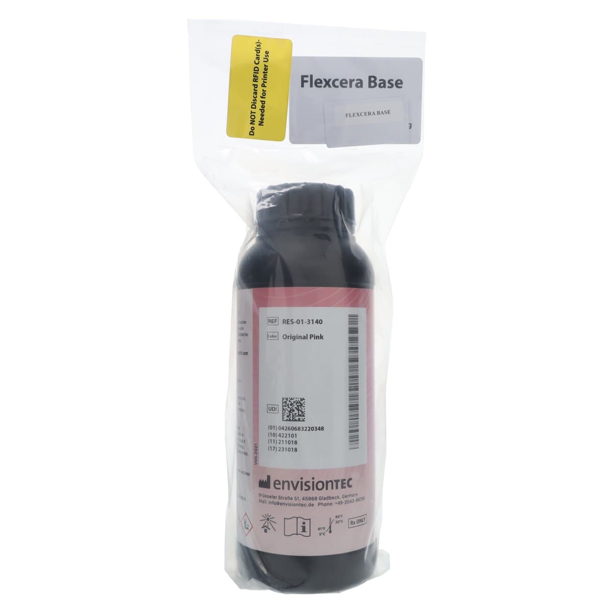 Flexcera™ Base Original Pink E1 1kg Bottle thumbnail 3