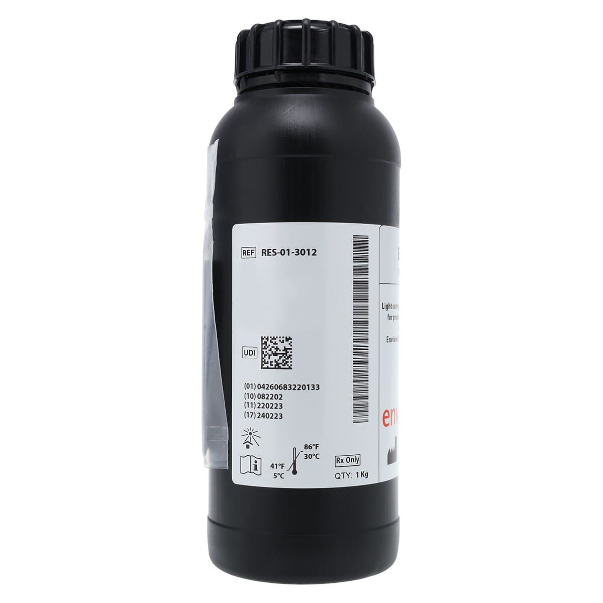 E-Guide 2.0 3D Print Resin, Transparent, 1 kg Bottle thumbnail 4