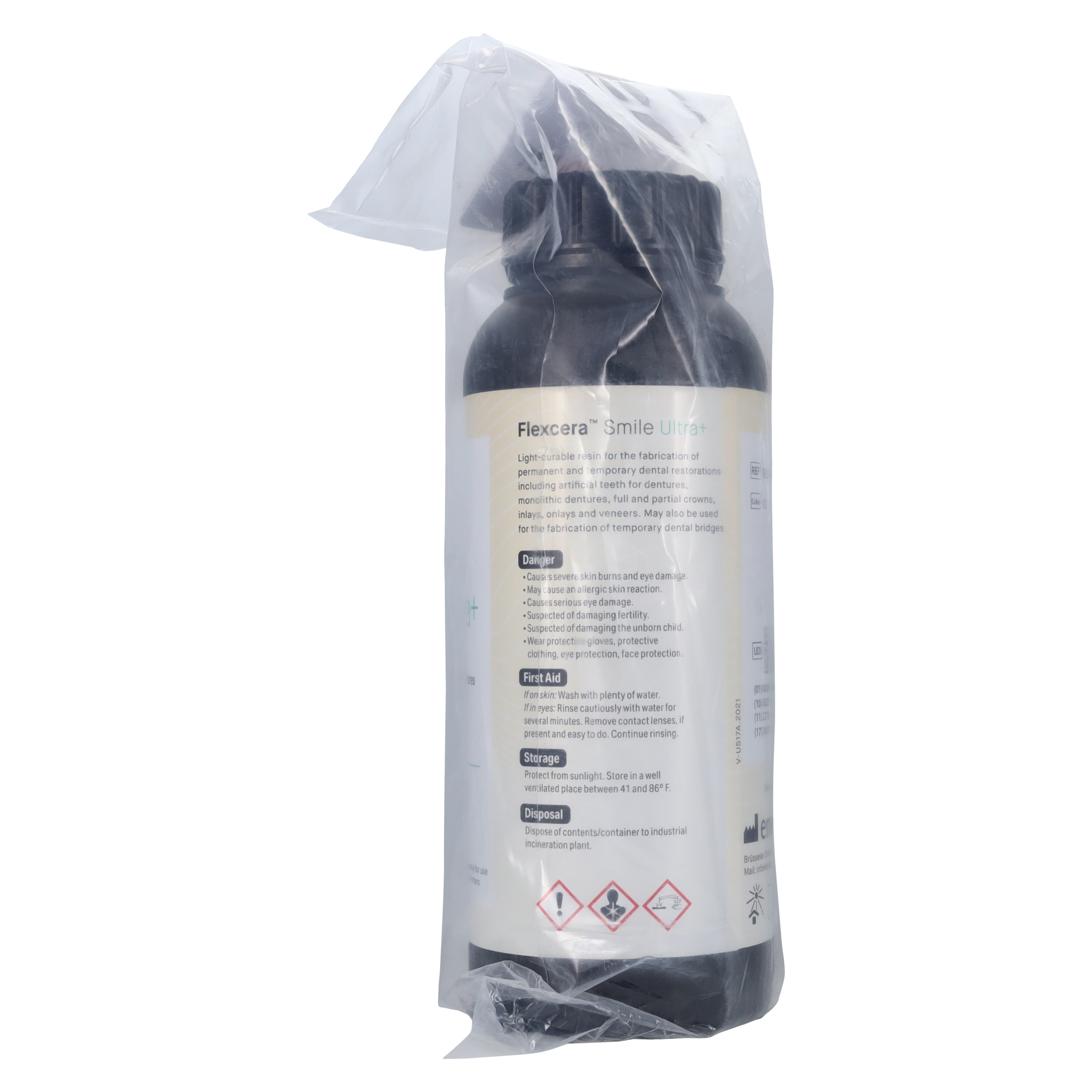 Flexcera™ Smile Ultra + A2 Hybrid Nanoceramic 3D Printer Resin, 1 kg Bottle thumbnail 2
