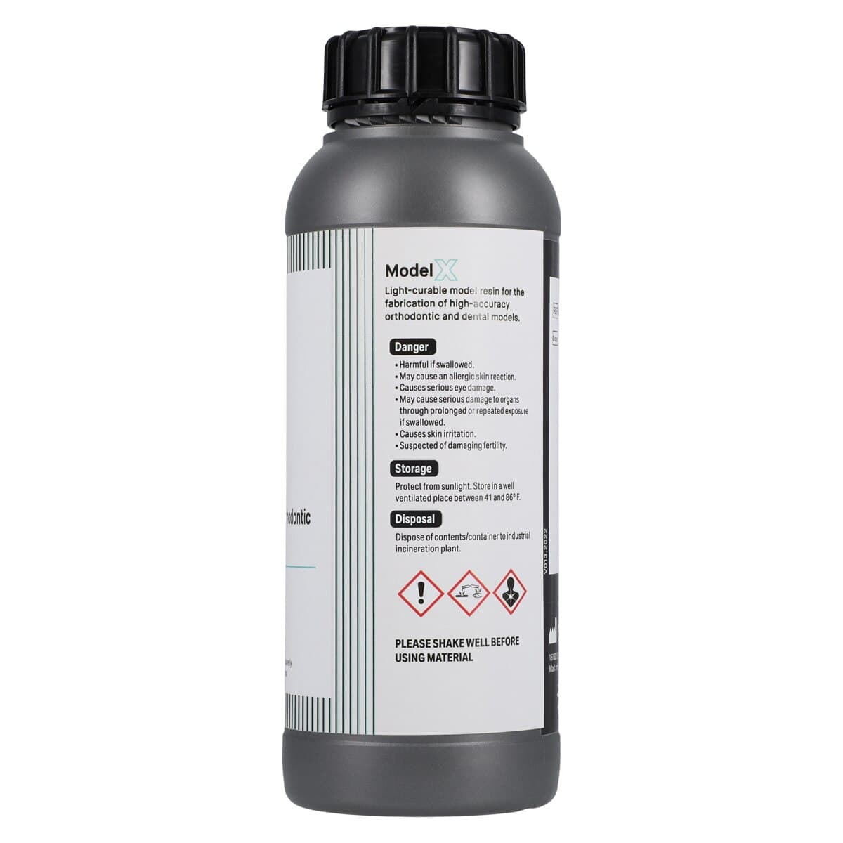 Sprintray Model X Grey 3D Printer Resin, 1 Kg Bottle thumbnail 2