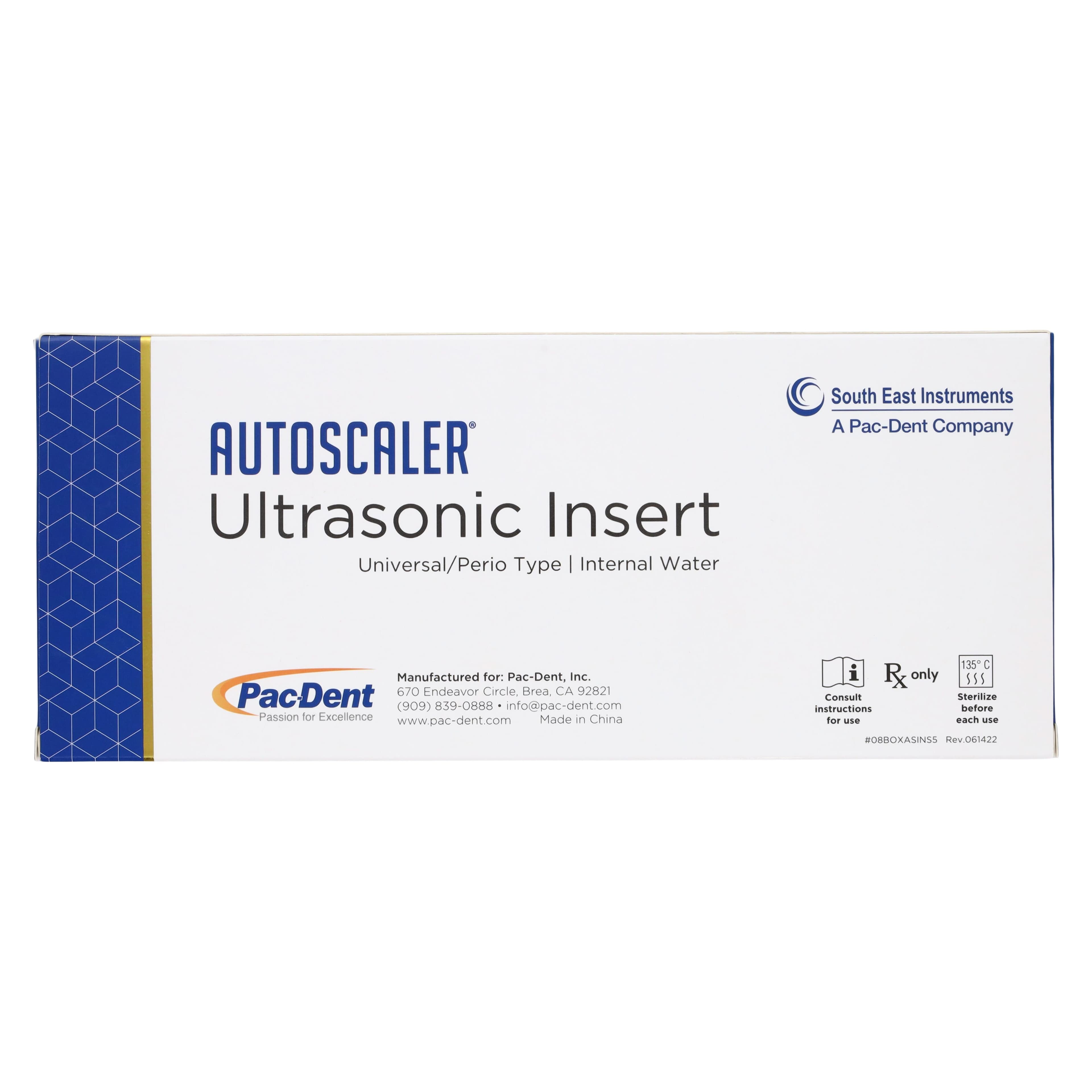 Pac-Dent Autoscaler Ultrasonic Universal Insert Tip, TFI-10, 25 kHz, Blue, 1 Each thumbnail 5