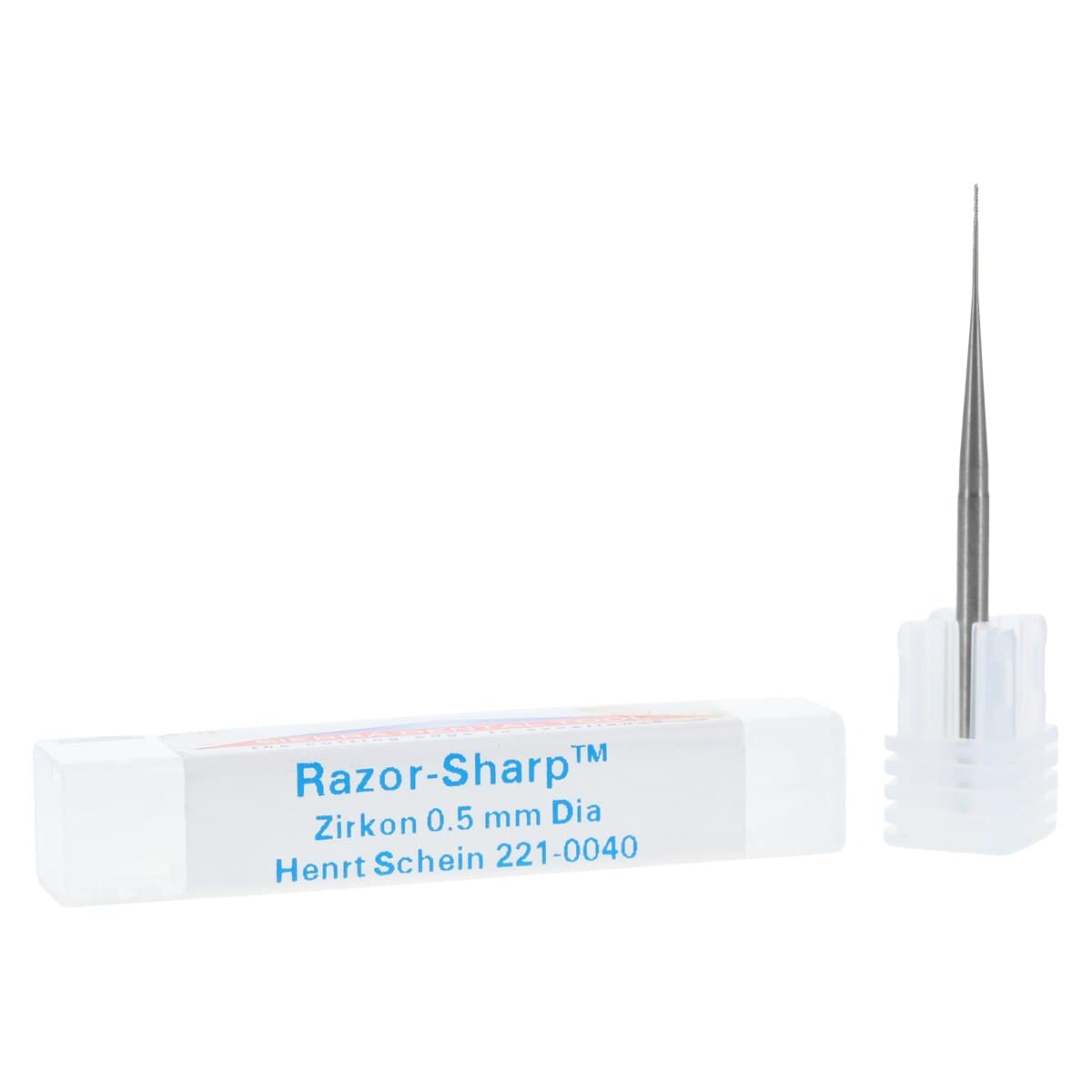 RazorSharp Tungsten Carbide Milling Bur, 0.5mm, 2BN, for Zirkonzahn M5, Each - RazorSharp Bur Zirkonzahn M5 - Image 1