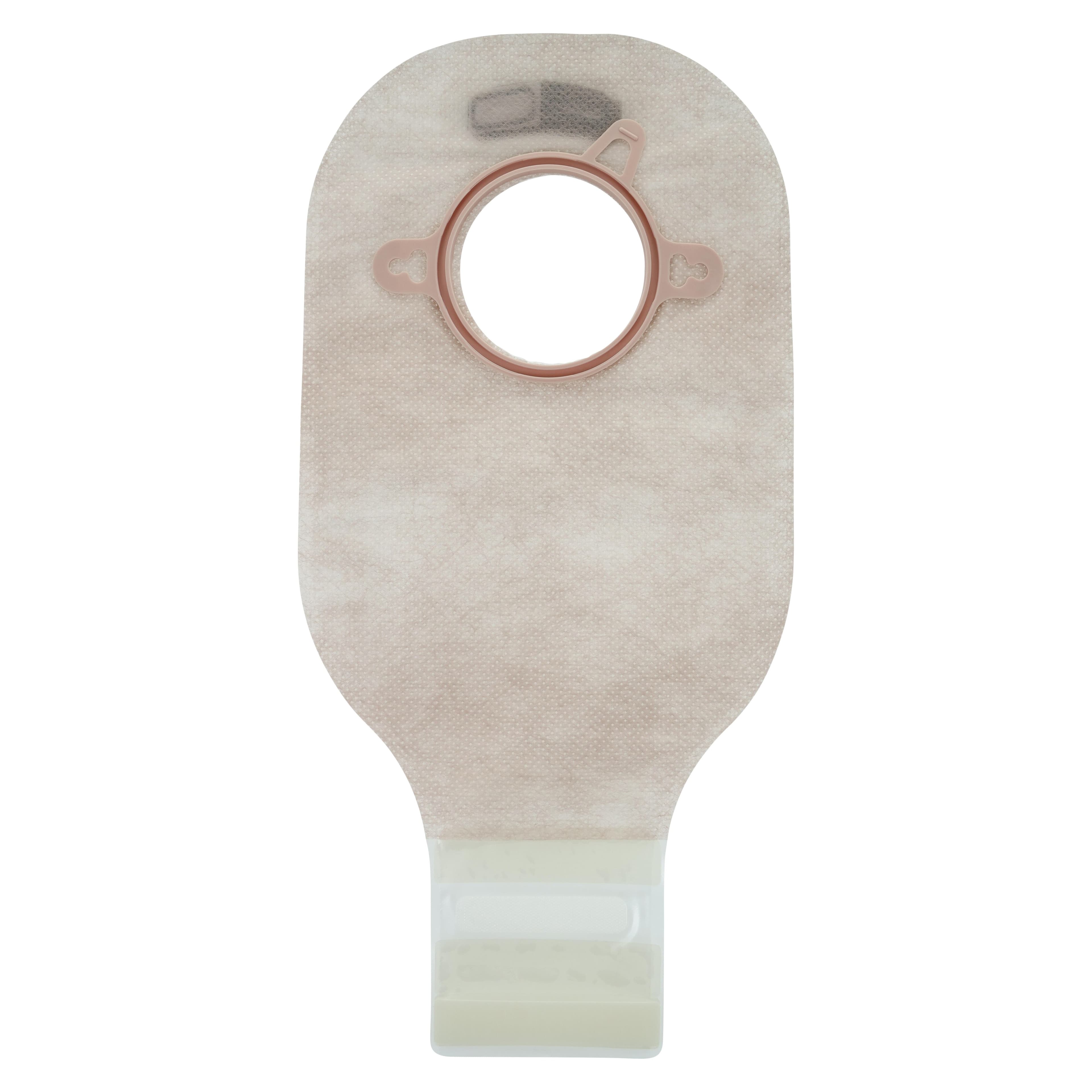 Hollister New Image Lock n Roll 2-Piece Ostomy Pouch, 2 1/4" Flange, Transparent, Box/10, 18193 thumbnail 3