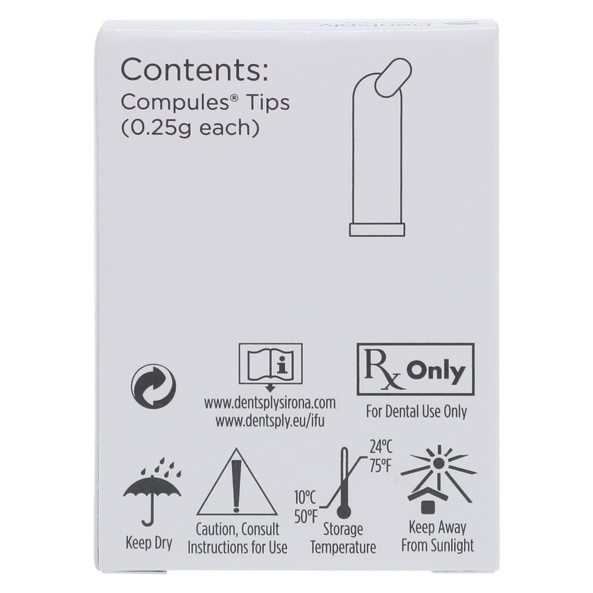 Esthet-X HD Micro Matrix Restorative Material, Compule Tip Refills, 0.25 g, White (W), Regular Body, 20/Pk, 630615 thumbnail 4