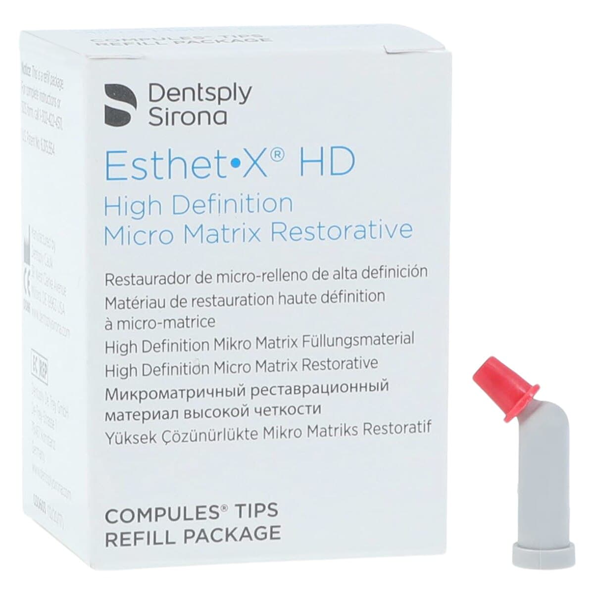 Esthet-X HD Micro Matrix Restorative Material, Compule Tip Refills, 0.25 g, A3, Regular Body, 20/Pk, 630619 thumbnail 2
