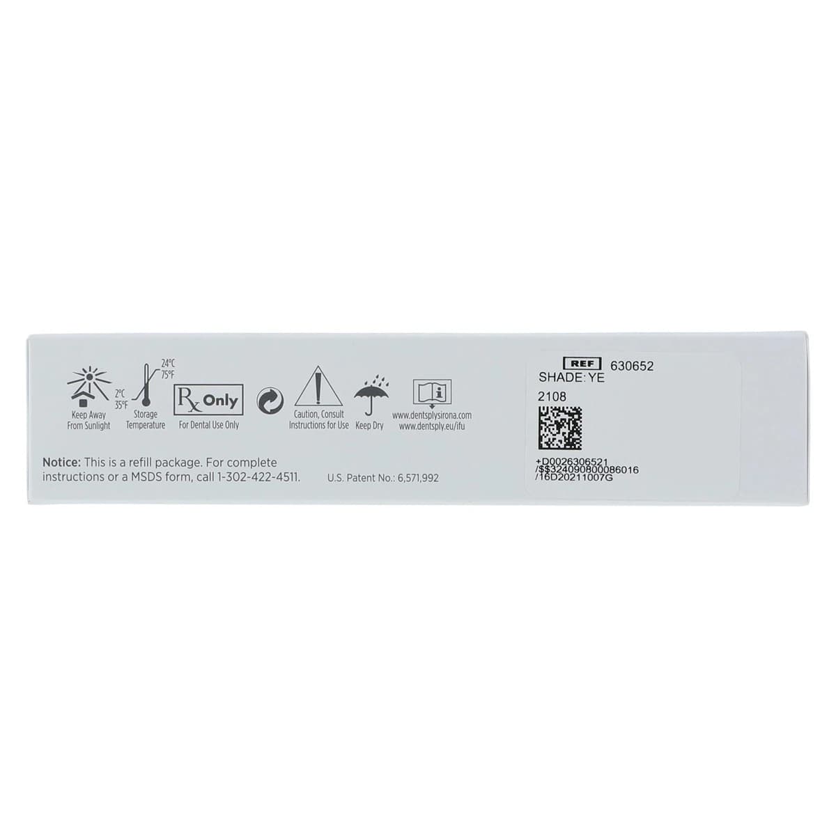 Esthet-X HD High Definition Micro Matrix Restorative, Easy-Twist Syringe Refill, Yellow Enamel (YE), 3g, 630652 thumbnail 8