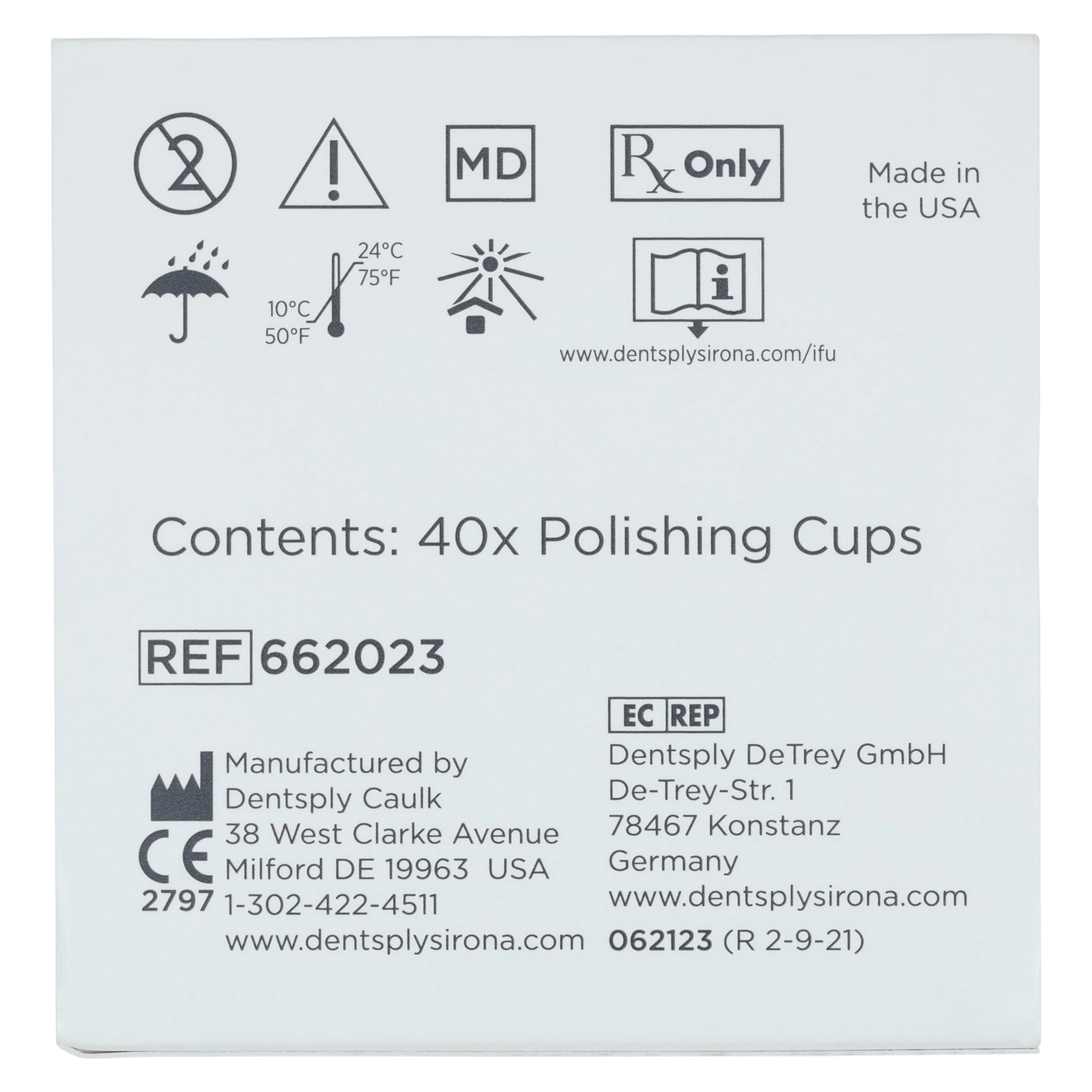 Enhance PoGo One-Step Diamond Micro Polisher Cups, RA, Refill, 40/Pk, 662023 thumbnail 4